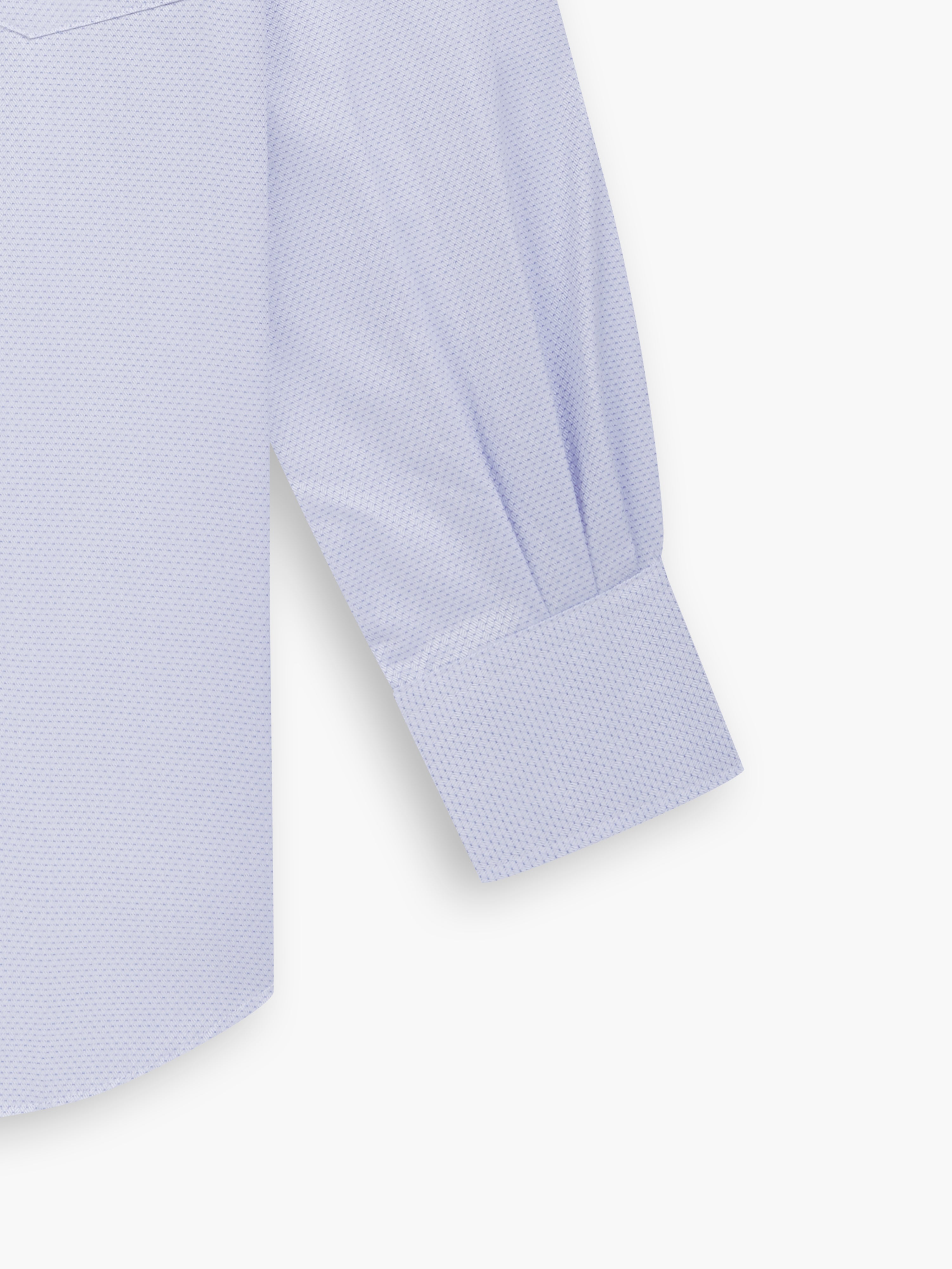 Blue Diamond Geometric Dobby Fitted Single Cuff Classic Collar Shirt ...