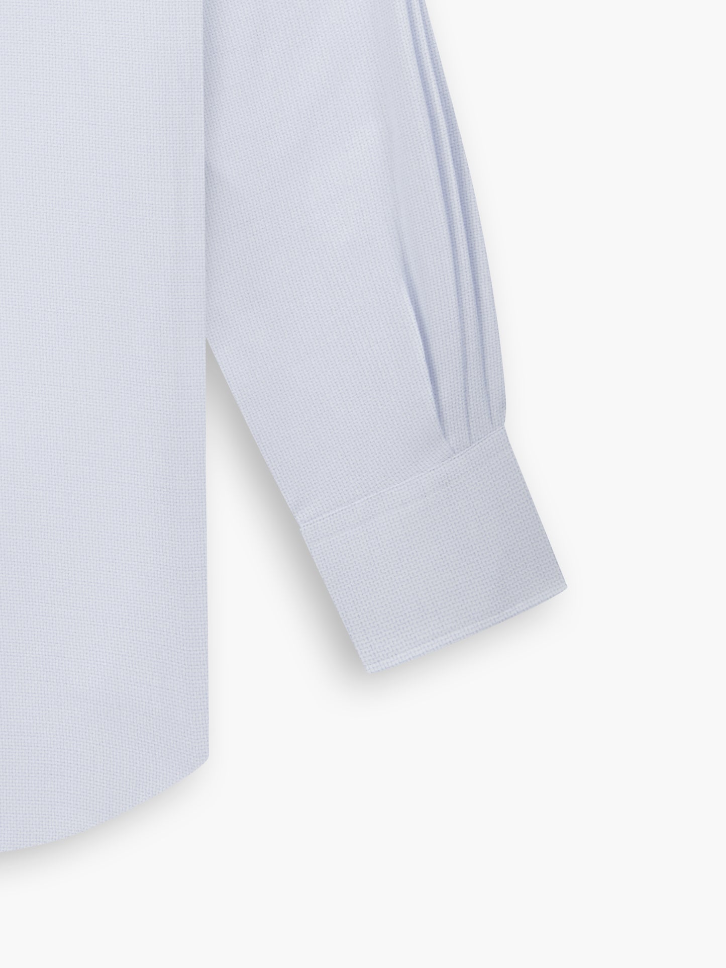 Blue Multi Cross Geo Dobby Slim Fit Single Cuff Cutaway Collar Shirt