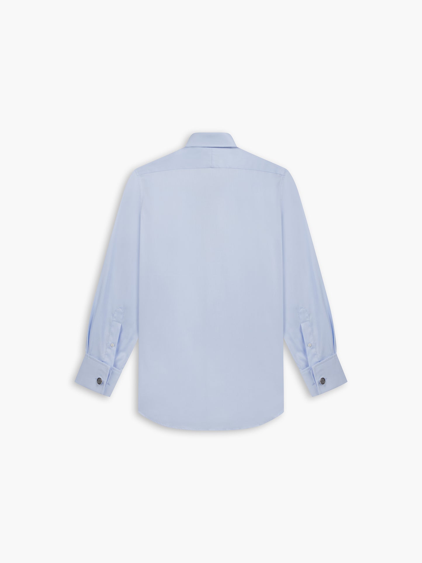 Light Blue Bold Twill Super Fitted Double Cuff Classic Collar Shirt