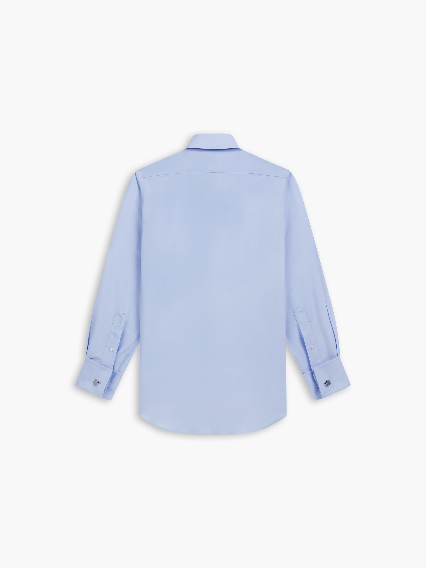 Non-Iron Light Blue Poplin Slim Fit Dual Cuff Classic Collar Shirt