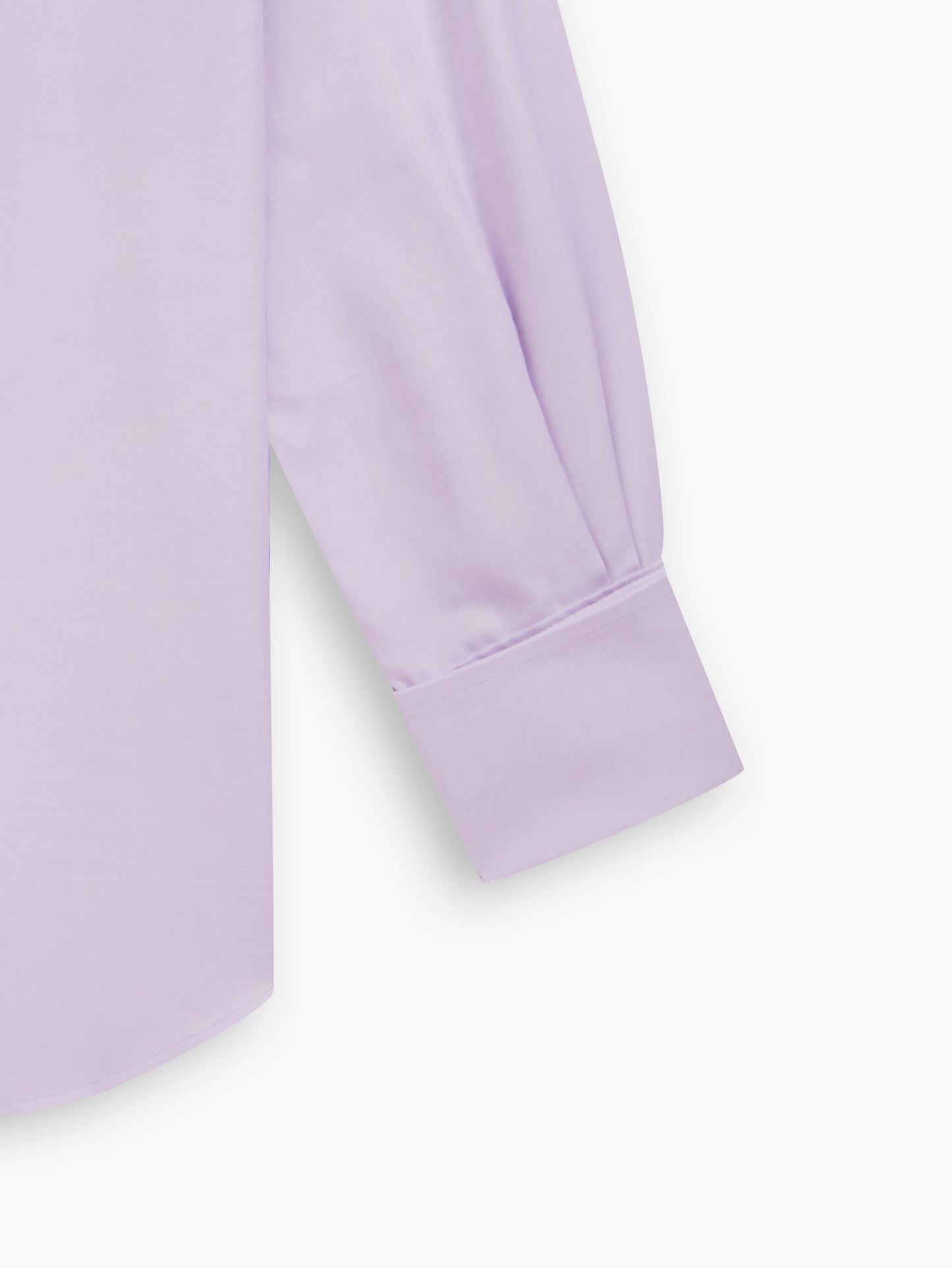 Non-Iron Lilac Twill Slim Fit Dual Cuff Classic Collar Shirt
