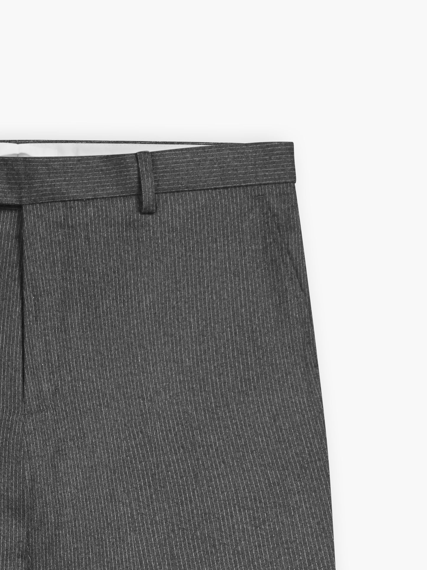 Gainsborough Barberis Slim Fit Grey Pinstripe Trousers