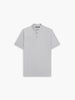 Grey Pique Egyptian Cotton Polo