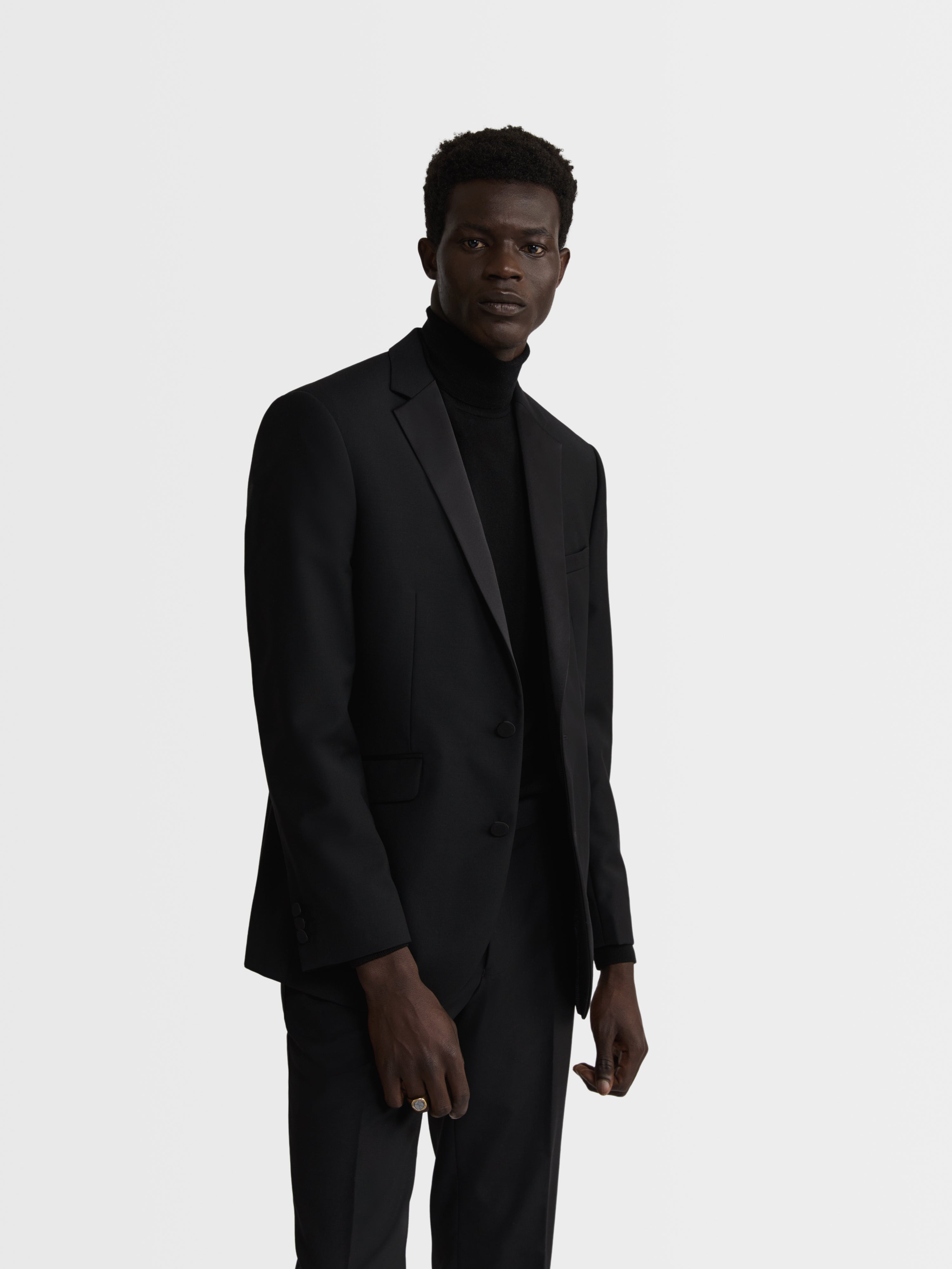 Lancewood Premium Wool Slim Black Dinner Jacket – tmlewinuk