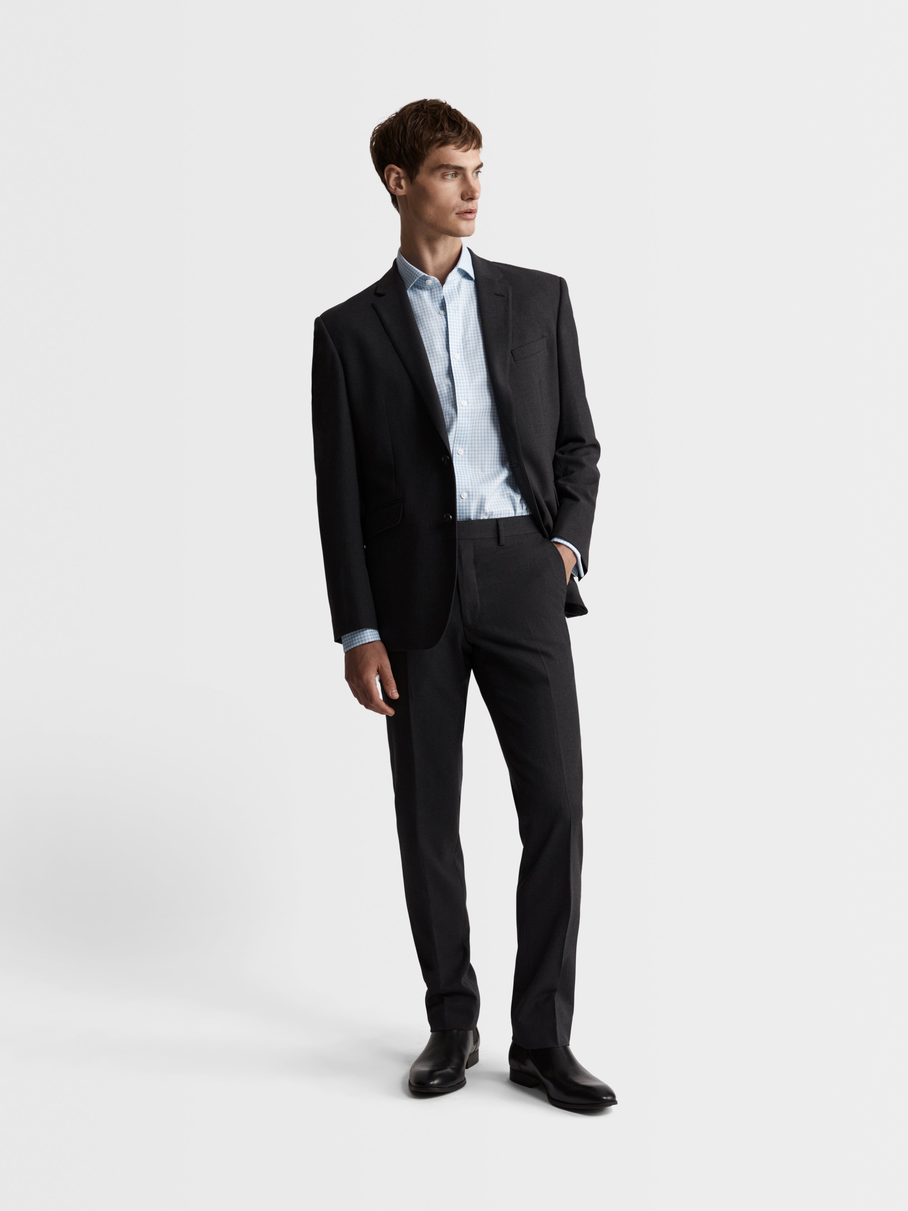 Edgeware Infinity Slim Fit Jacket Charcoal – tmlewinuk