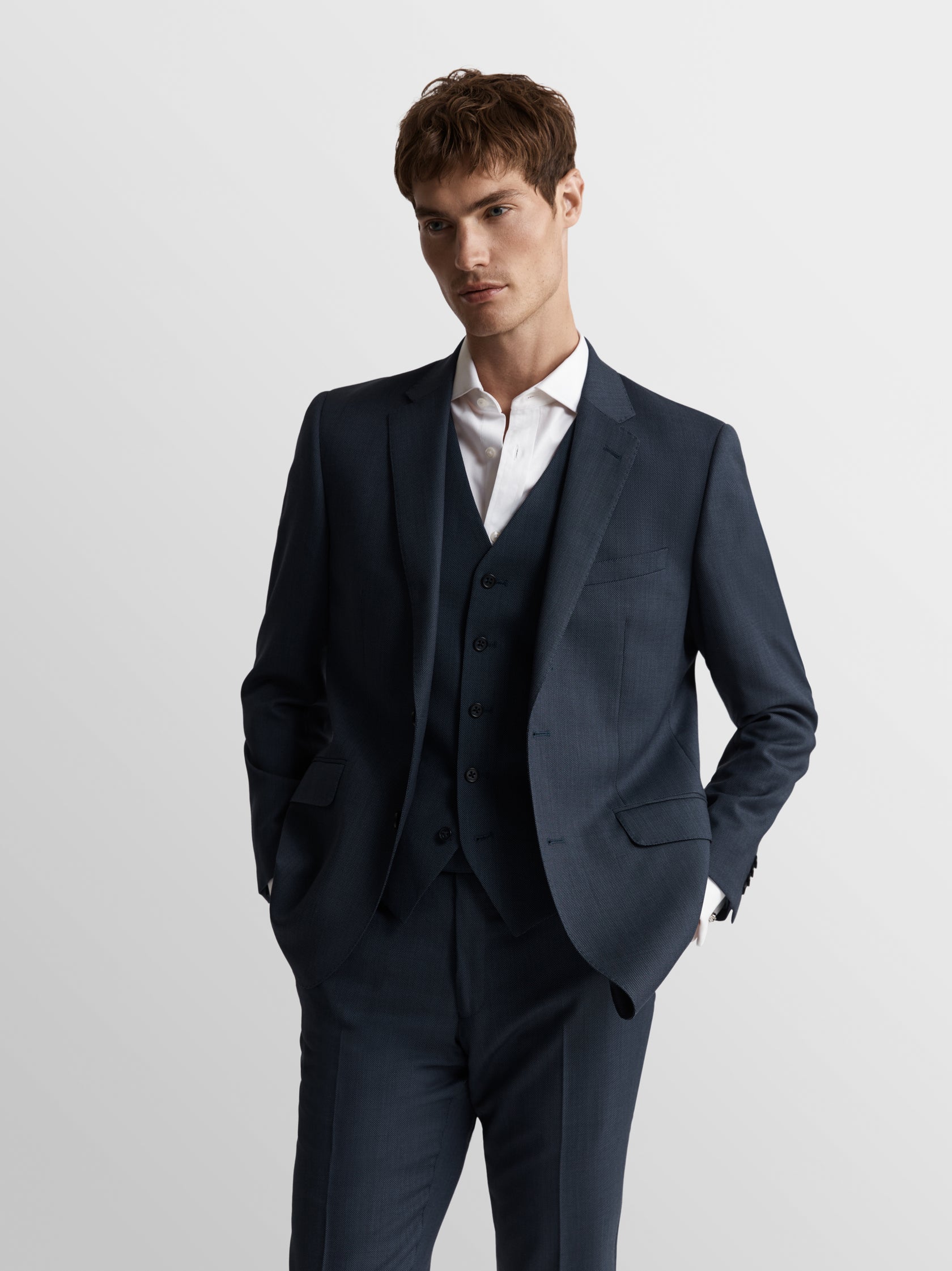 Hamlyn Coolmax Slim Denim Birdseye Suit Jacket – tmlewinuk