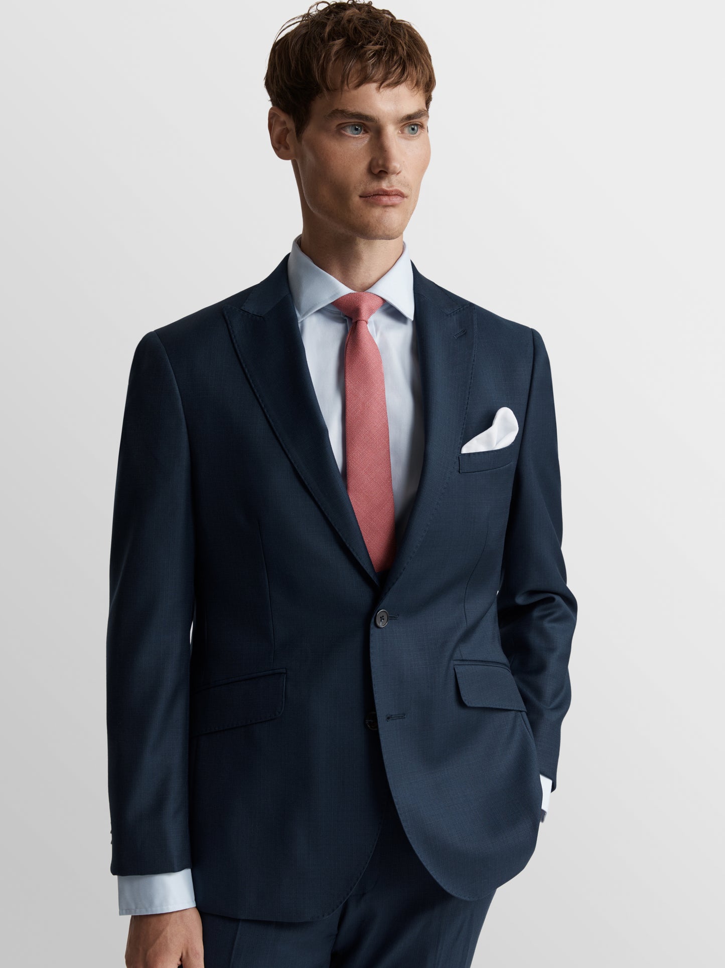 Image 1 of Owens Infinity Active Slim Fit Navy Blue Jacket