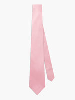 Pink Plain Oxford Silk Tie