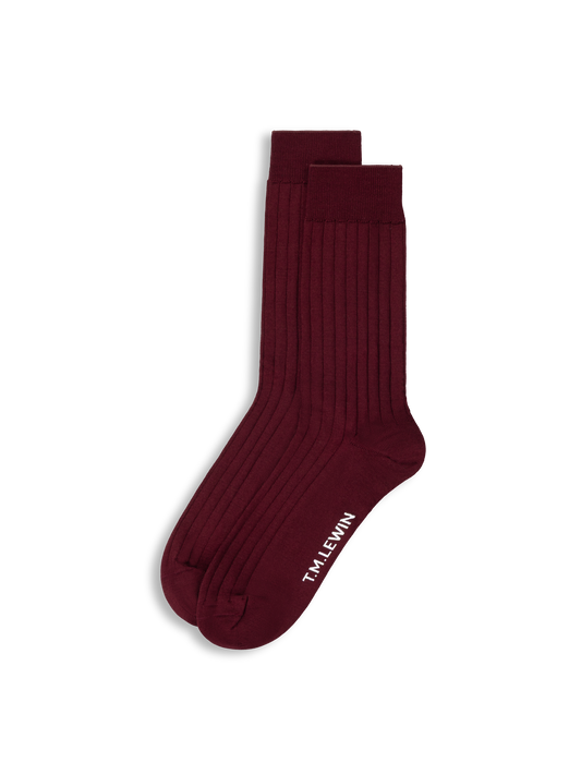 The Smart Mercerised Ribbed Socks