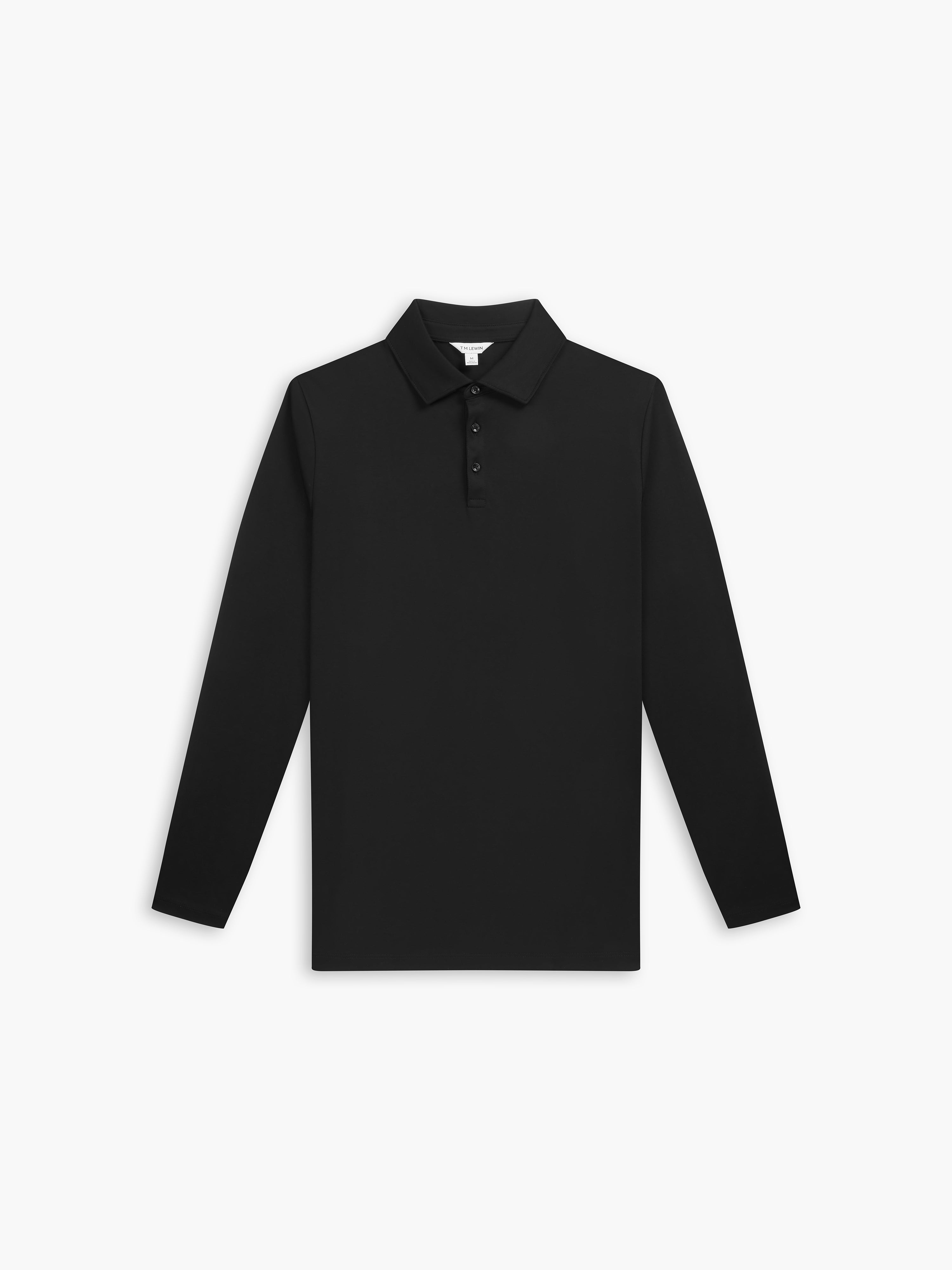 The Long Sleeve Smart Jersey Polo – T.M.Lewin