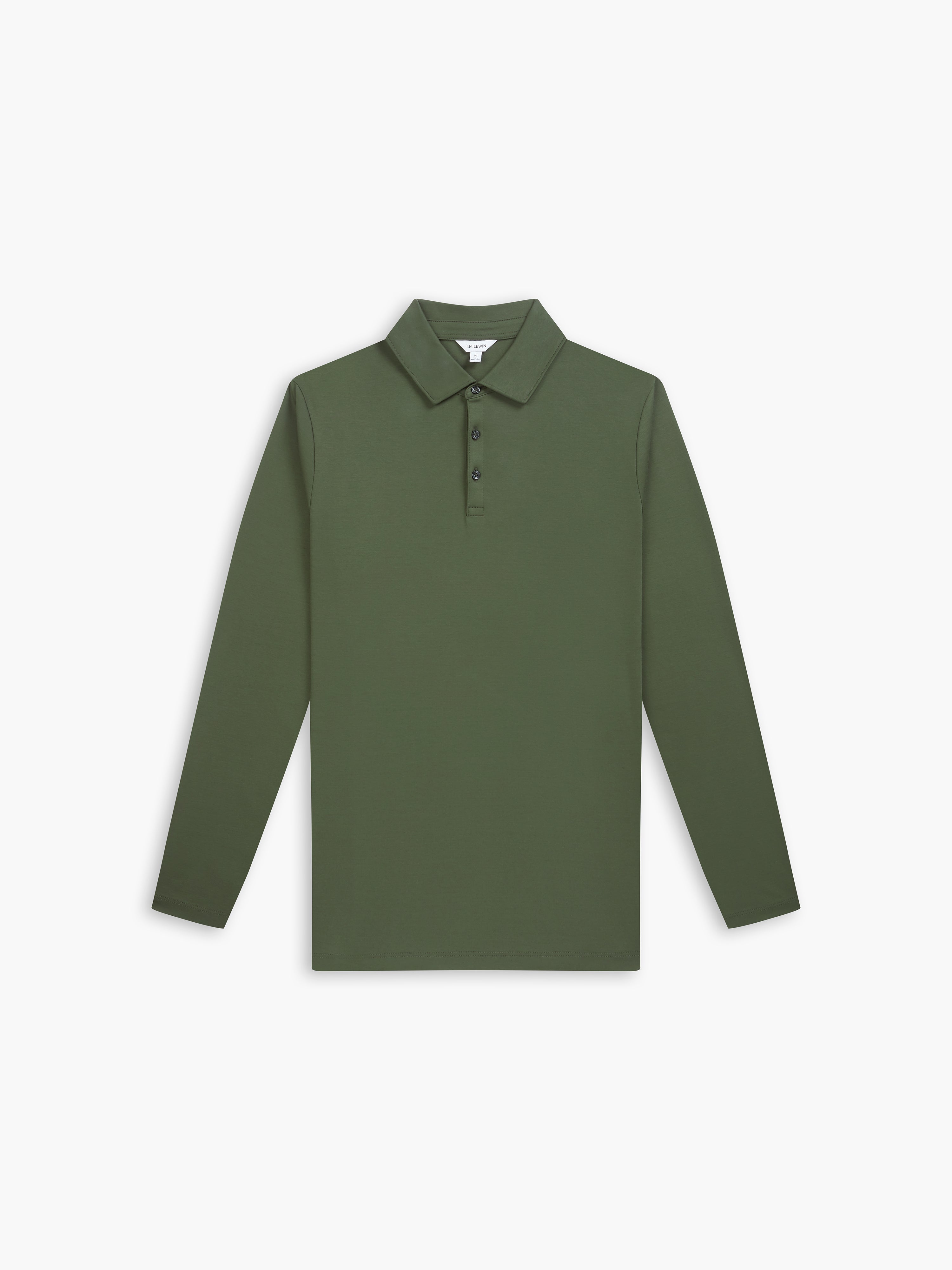 トップス MAN-TLE LongSleeve Polo sizeM Polo longsleeve modern fit | Ragman men's fashion