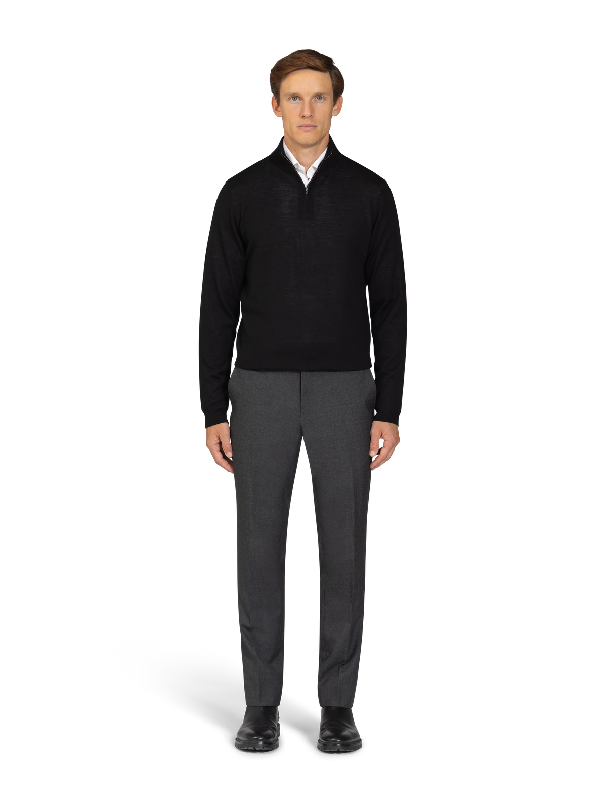 The Merino Quarter-Zip Jumper