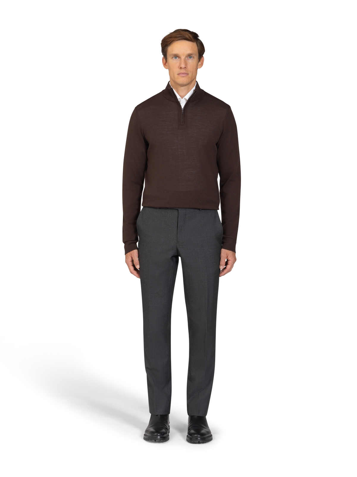 The Merino Quarter-Zip Jumper