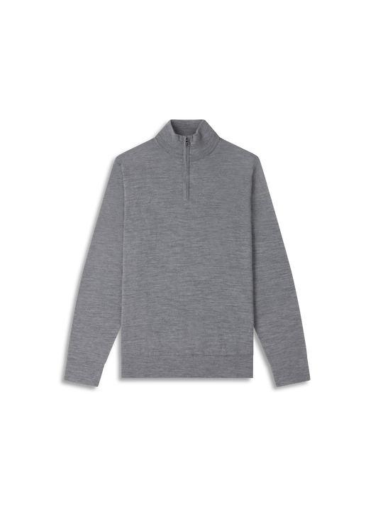 The Merino Quarter-Zip Jumper