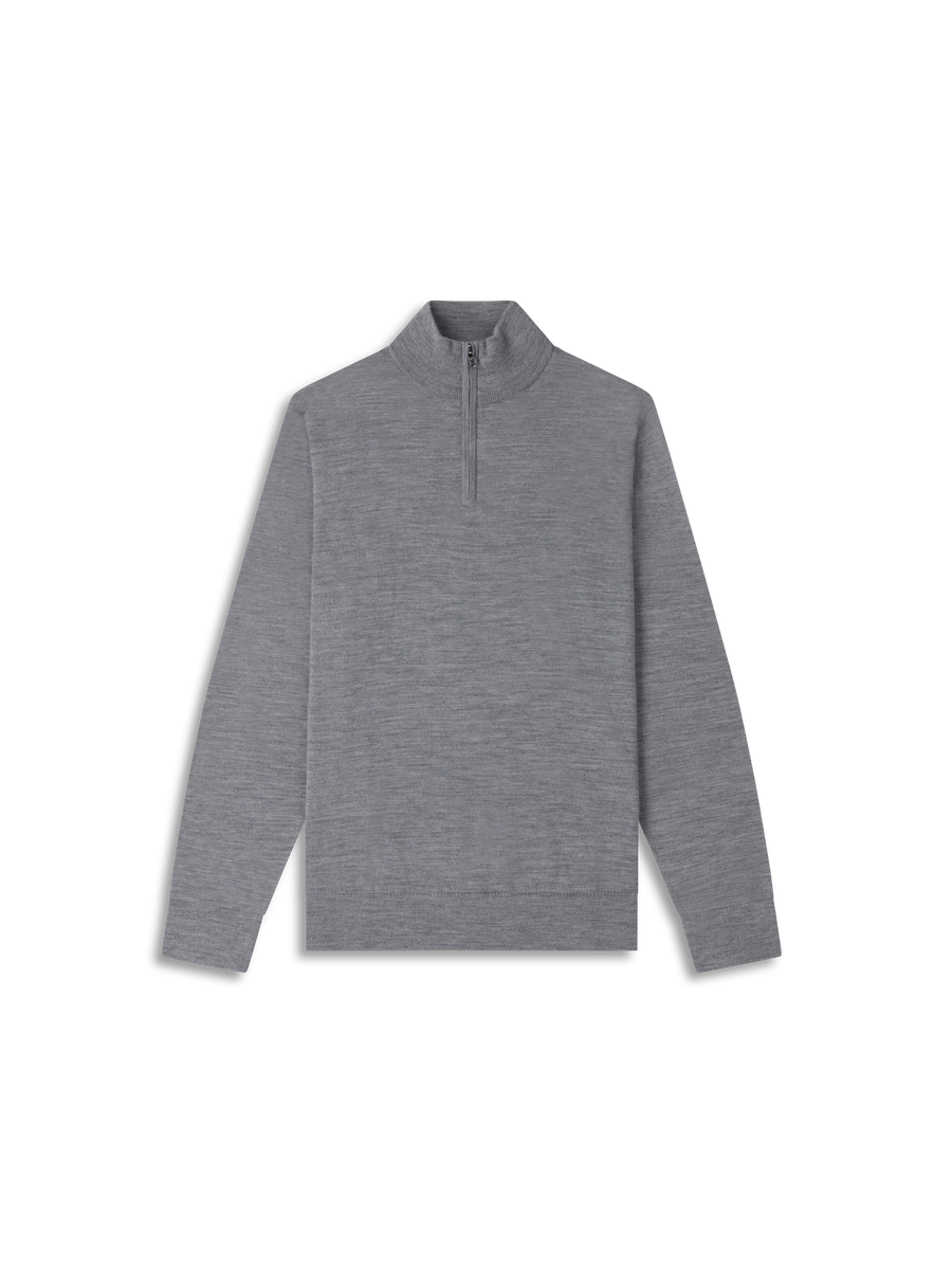 The Merino Quarter-Zip Jumper