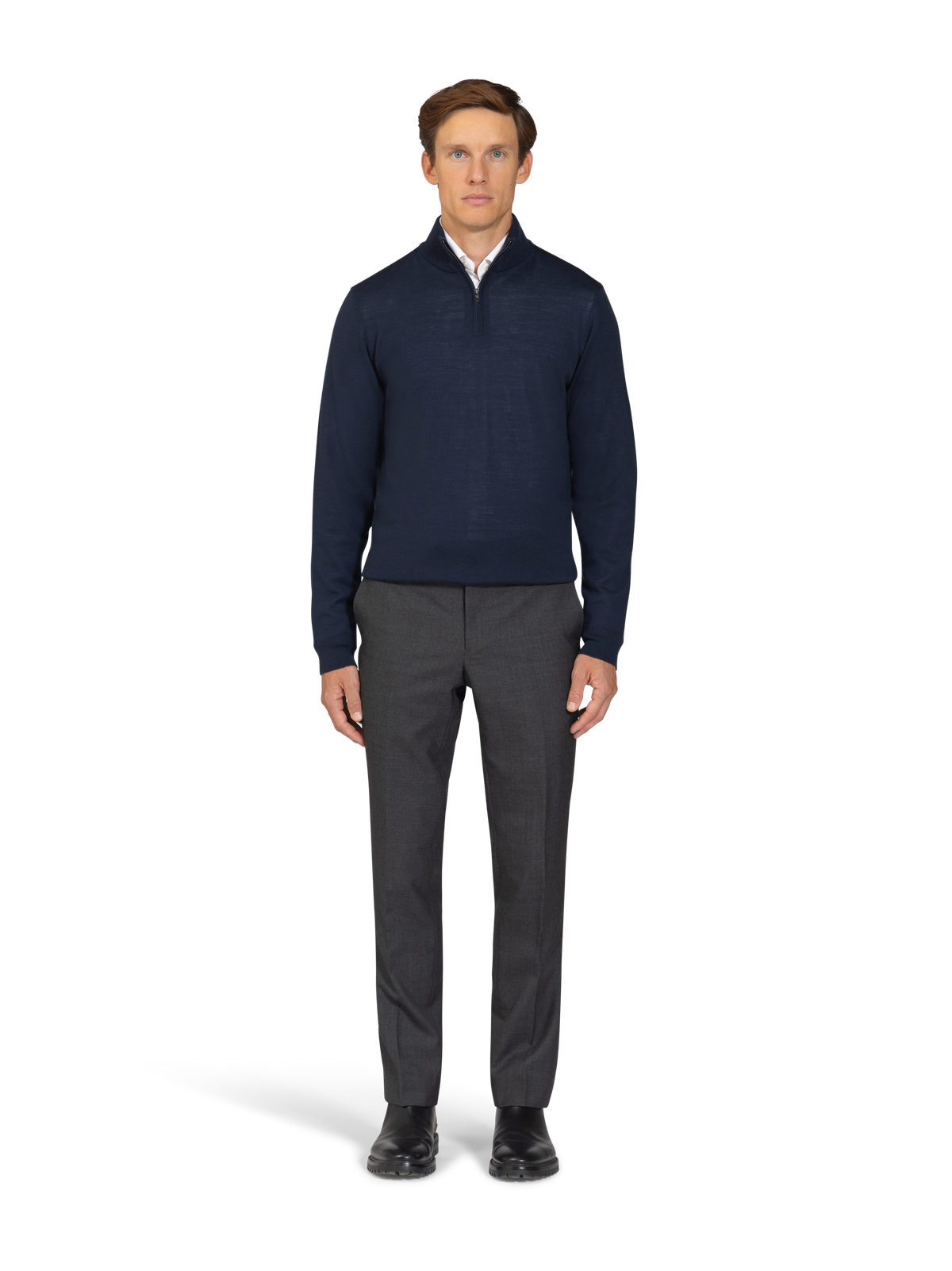 The Merino Quarter-Zip Jumper