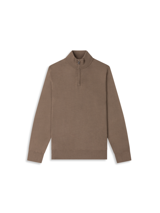 The Merino Quarter-Zip Jumper