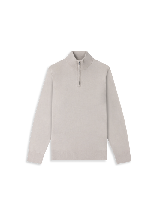 The Merino Quarter-Zip Jumper