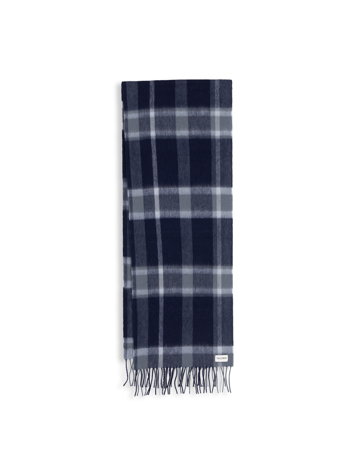 The Merino Checked Wool Scarf