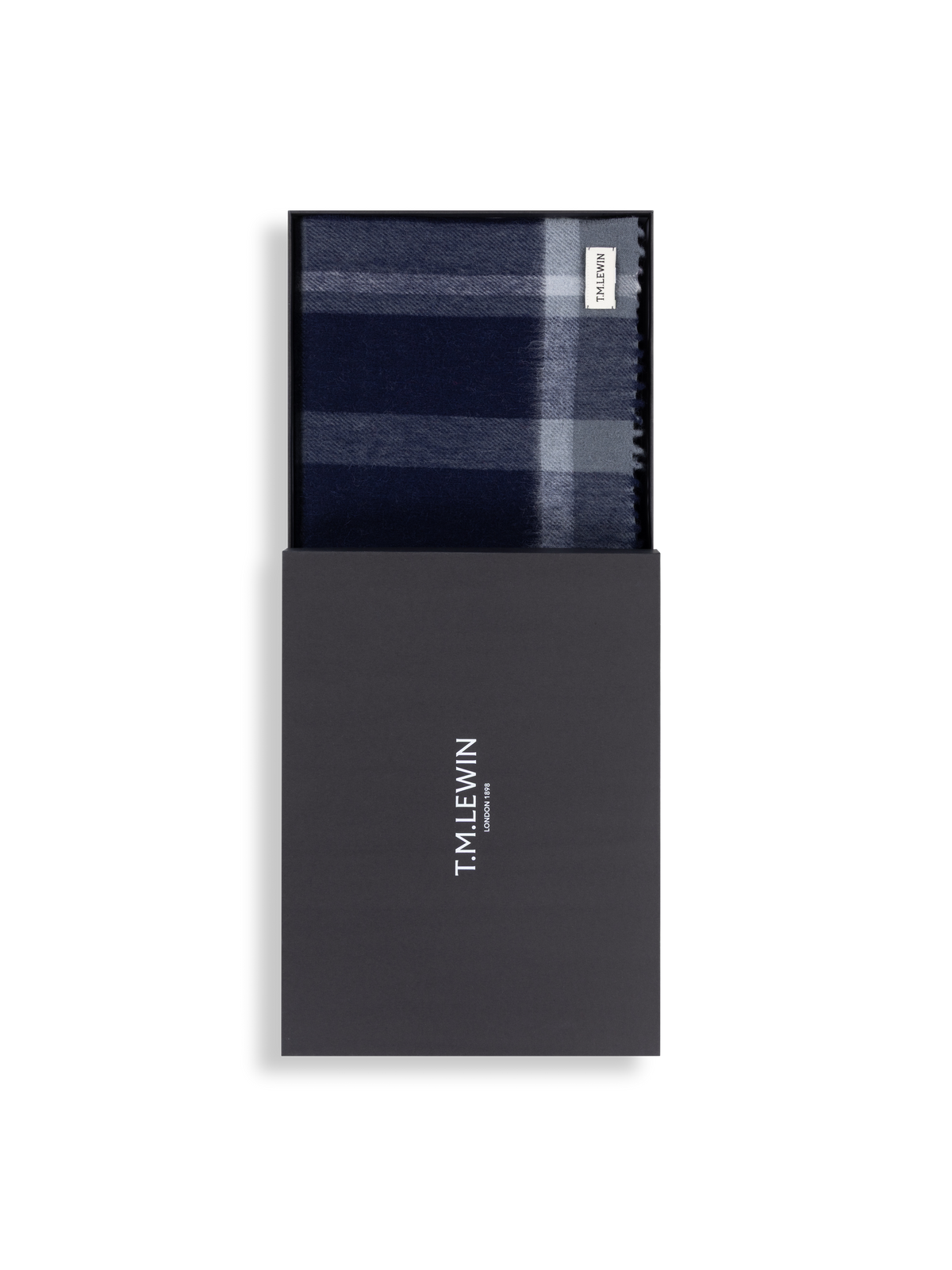 The Merino Checked Wool Scarf