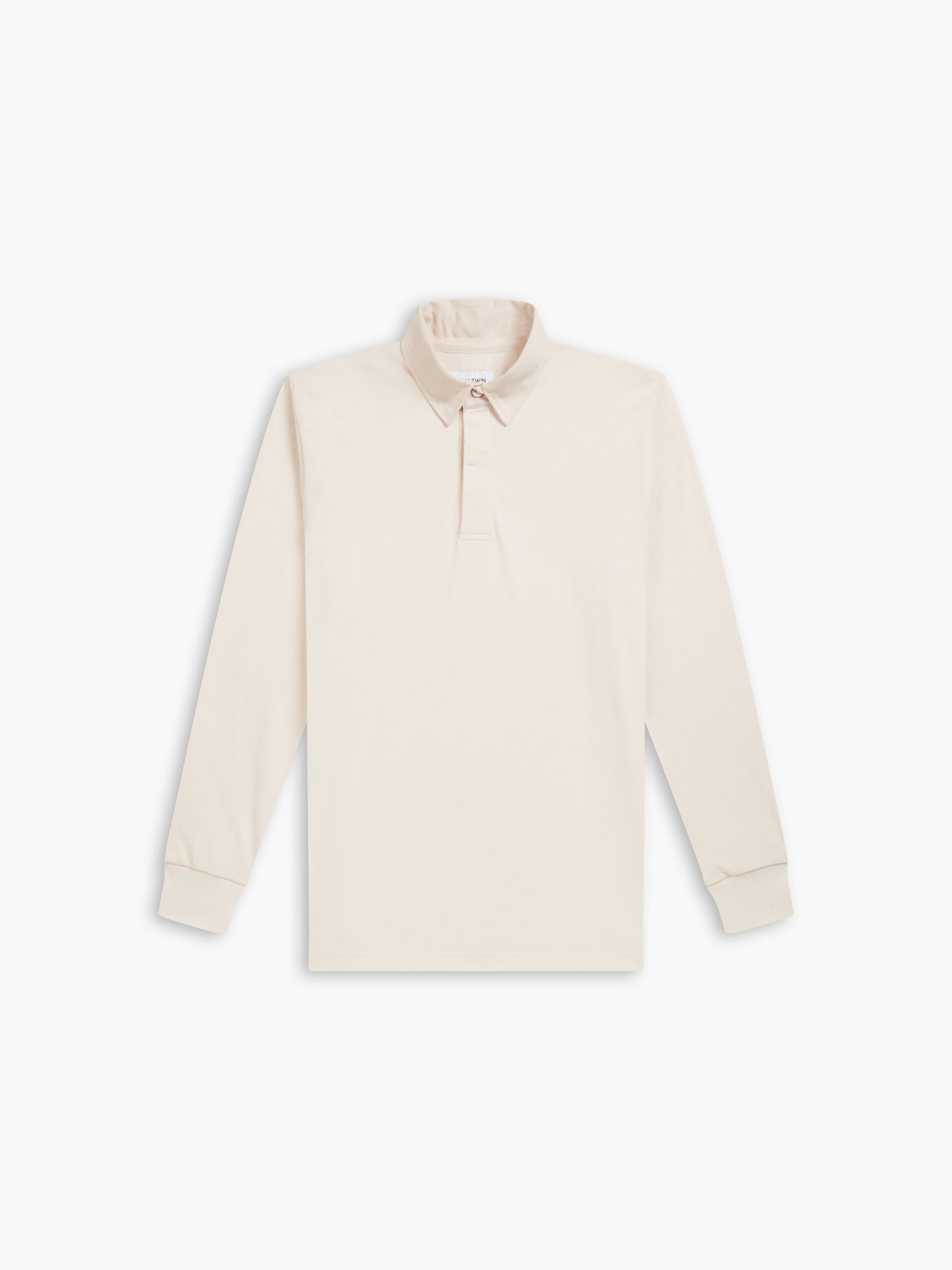 Cotton Rugby Shirt in Off-White