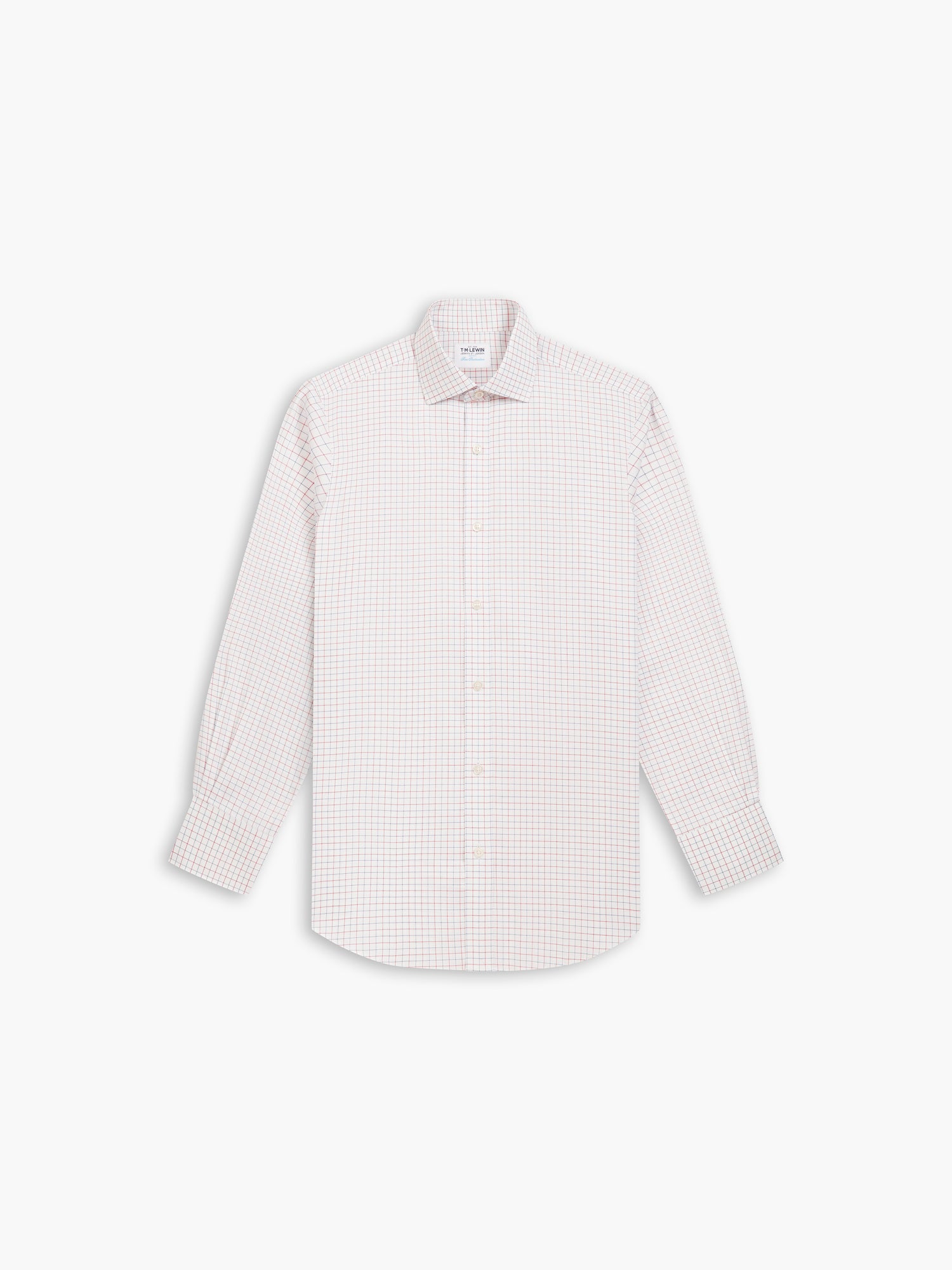 CUSTOM FIT OXFORD SHIRT NAVY CHECK