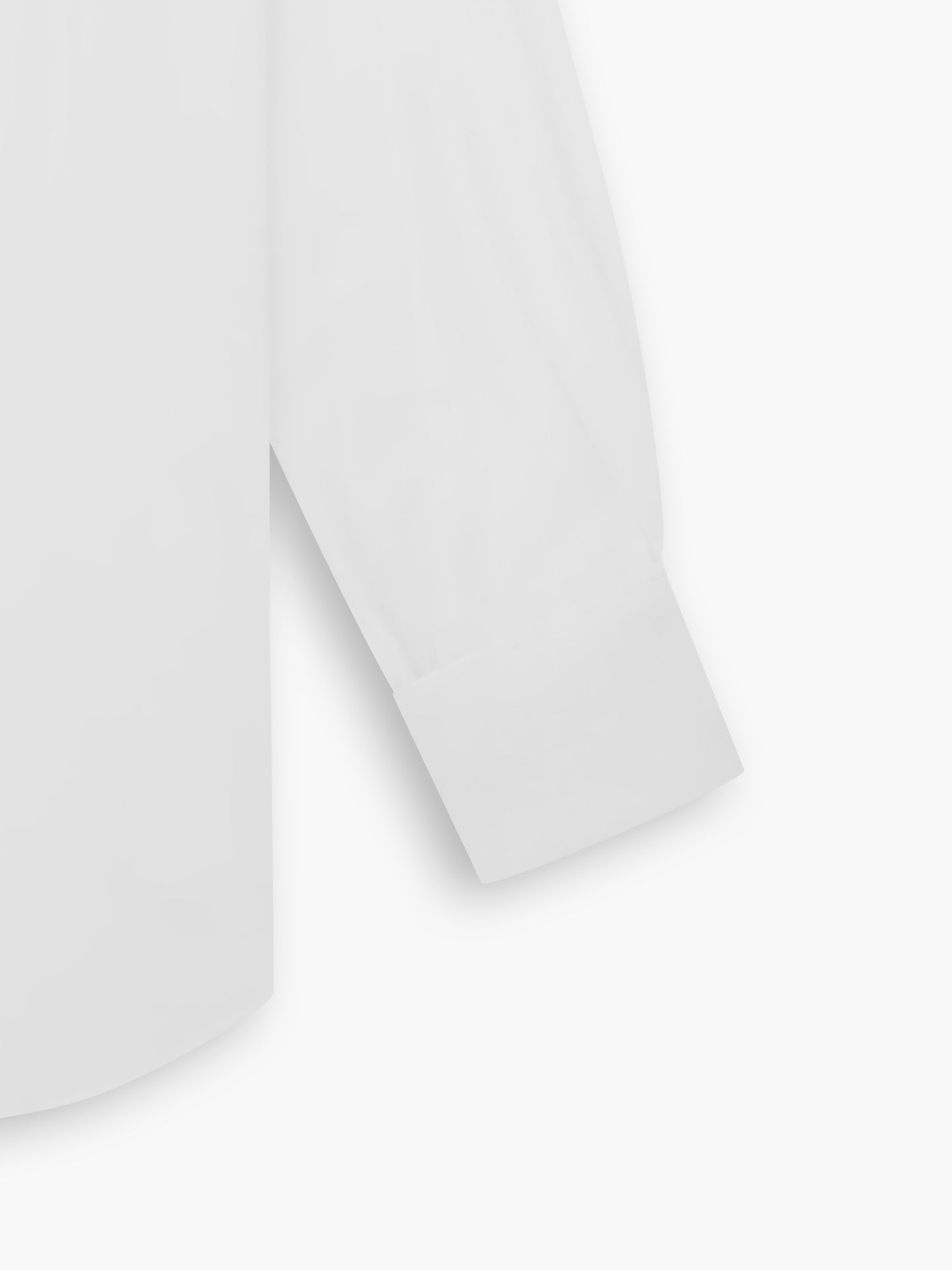Non-Iron White Oxford Slim Fit Double Cuff Classic Collar Shirt