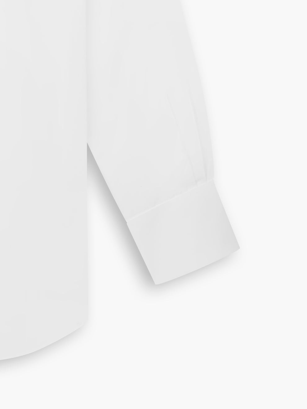 Non-Iron White Poplin Regular Fit Double Cuff Classic Collar Shirt ...