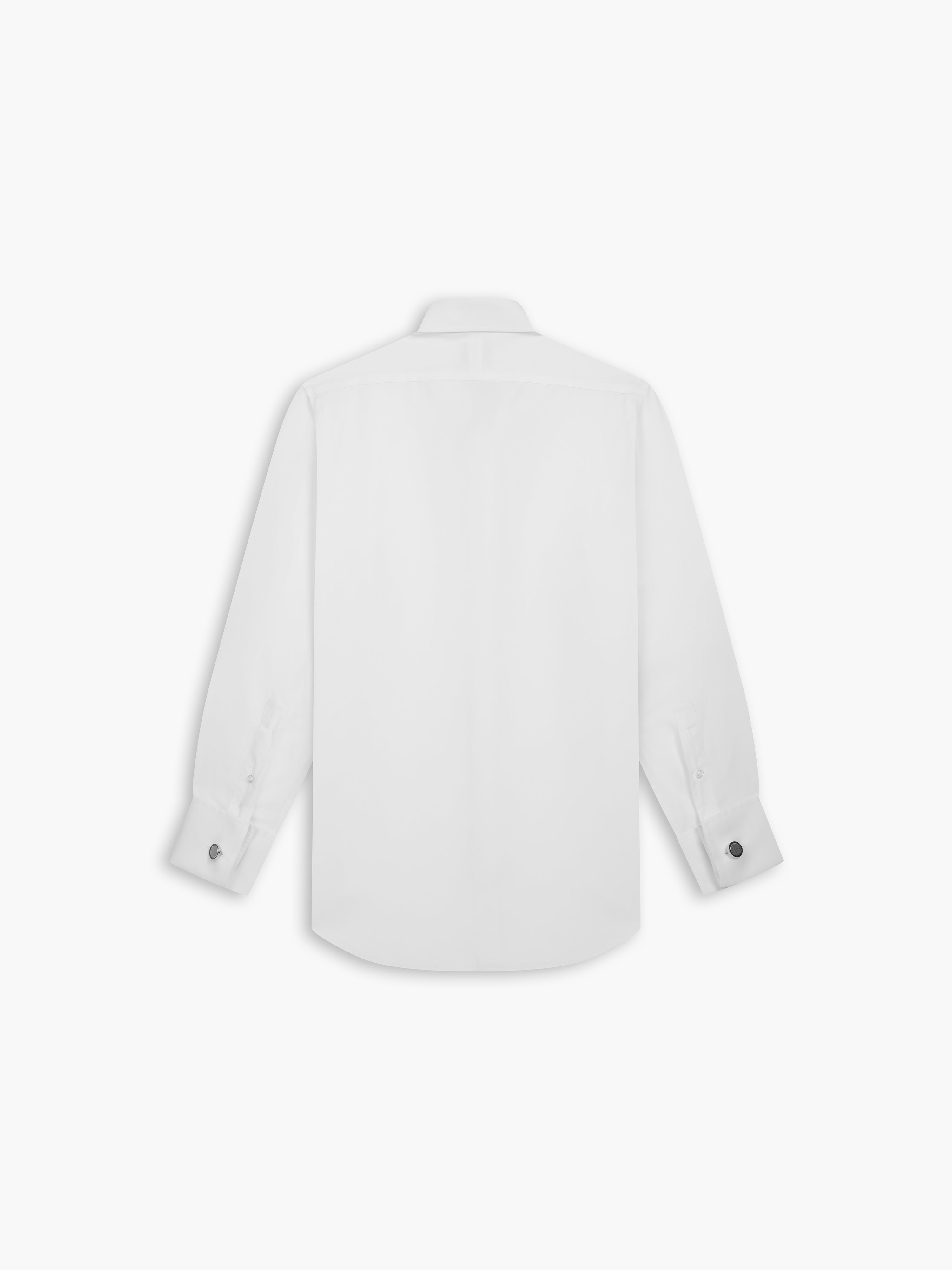 Knitted non-iron shirt white | LABFRESH