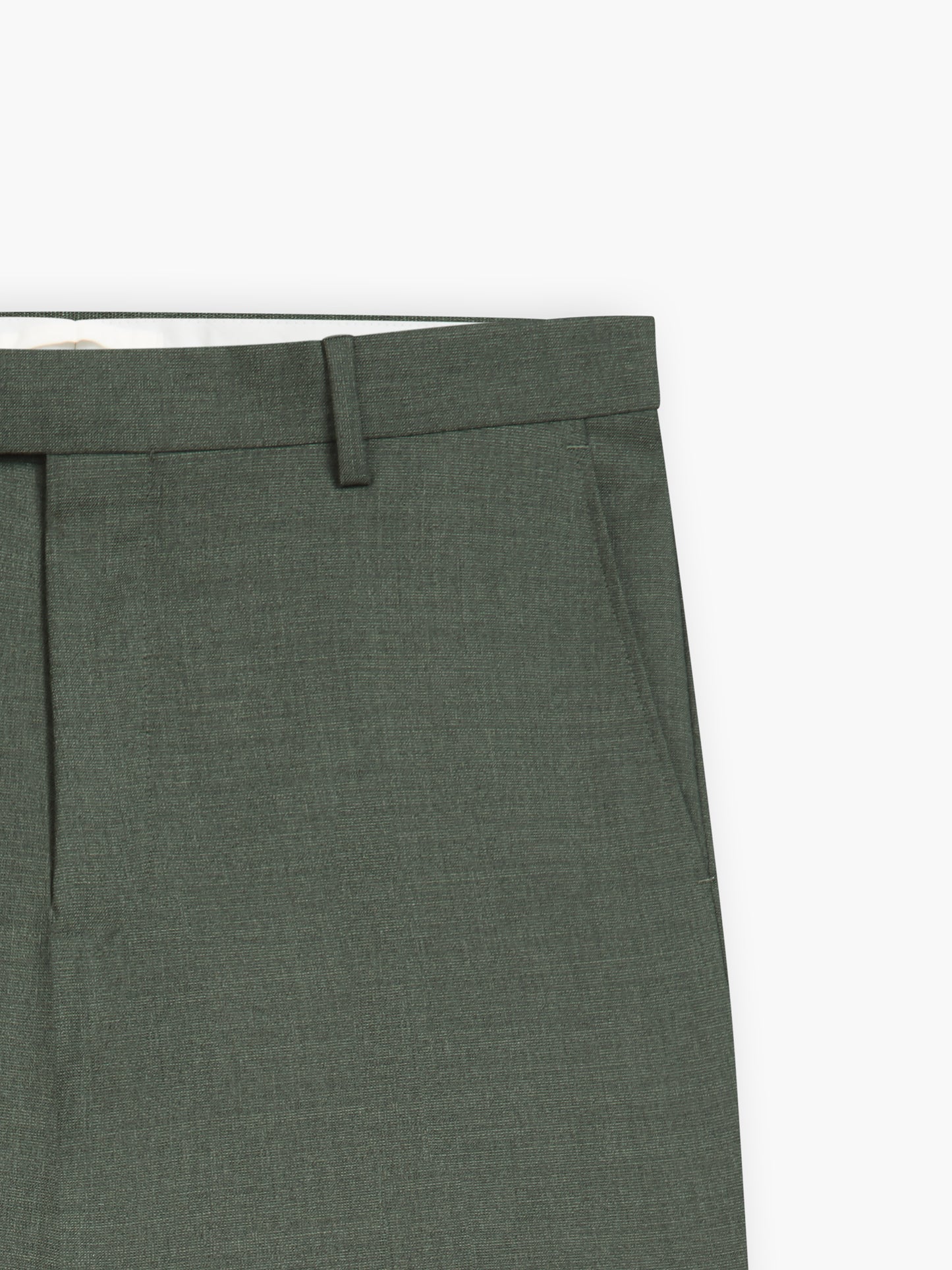 Olivetti Barberis Slim Fit Olive Green Trouser
