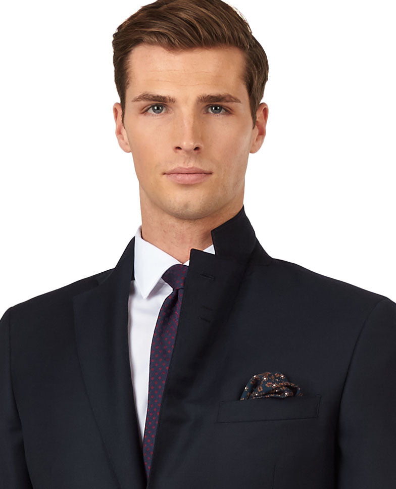 The Orton Regular Fit Navy Suit Jacket