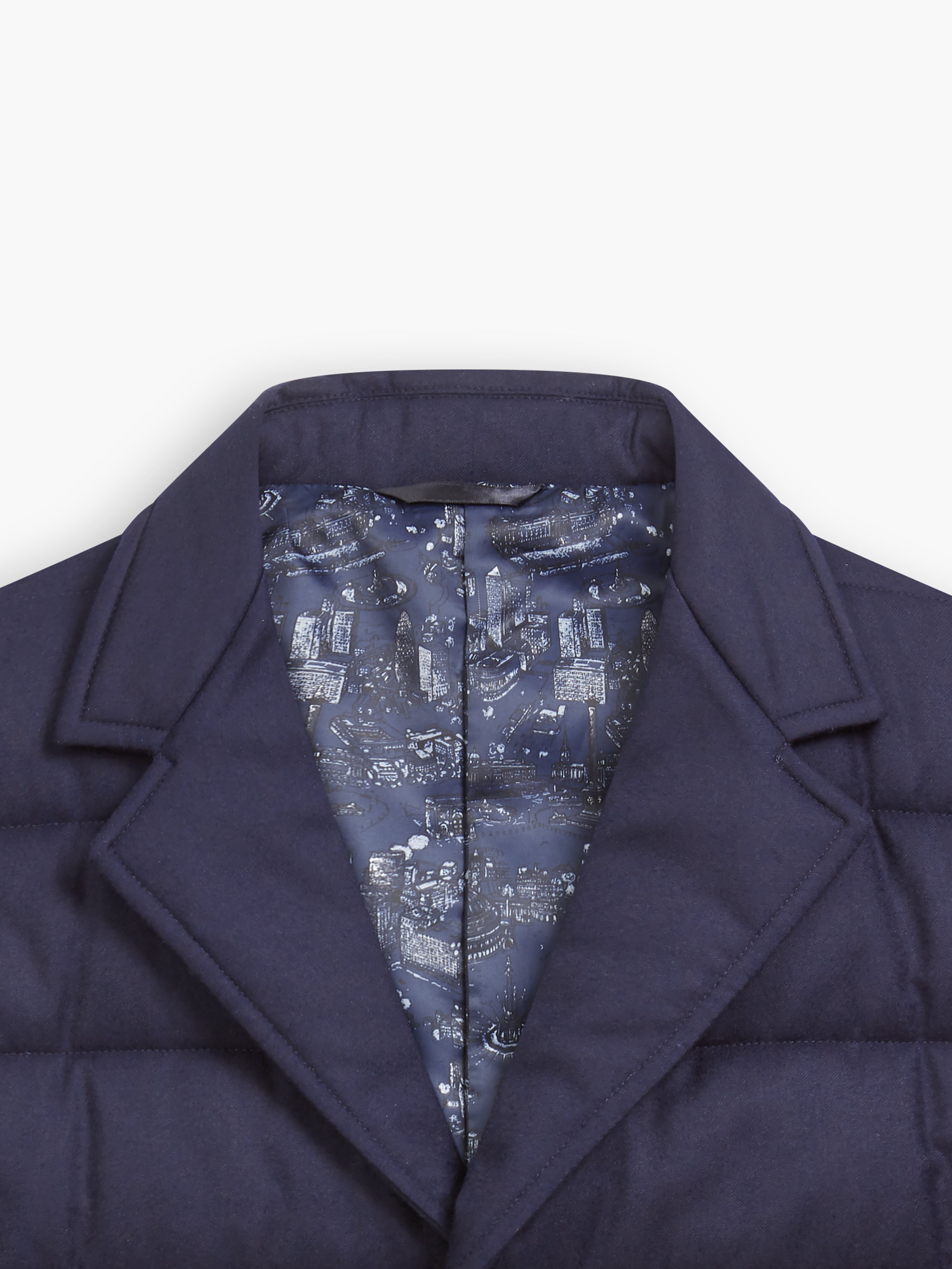 Slim quilted sale jacket