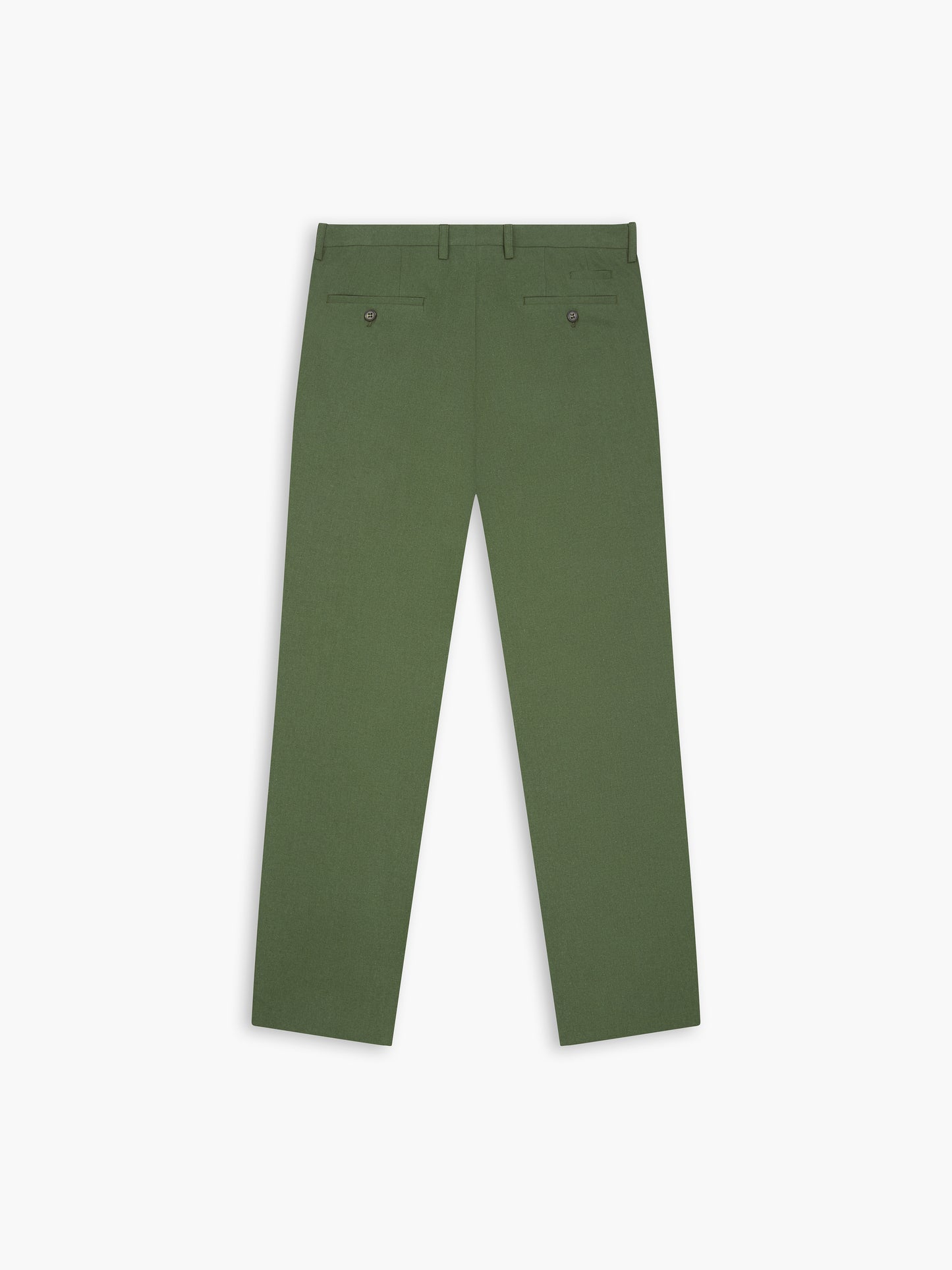 Piccadilly Linen Slim Dark Green Suit Trouser