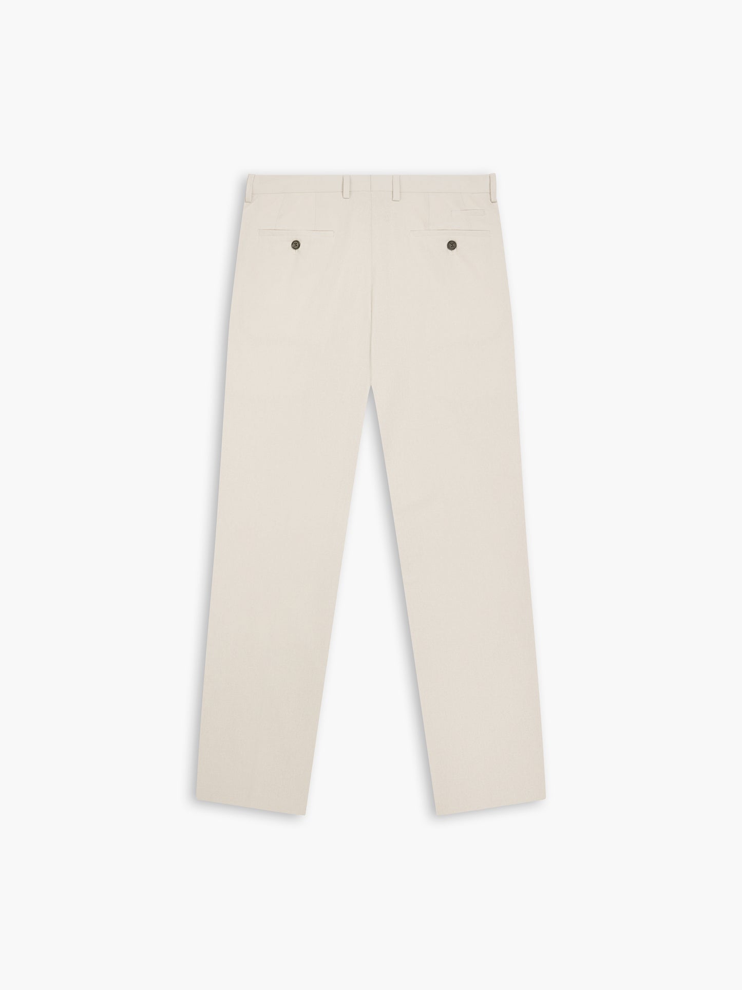 Piccadilly Linen Slim Ecru Suit Trouser