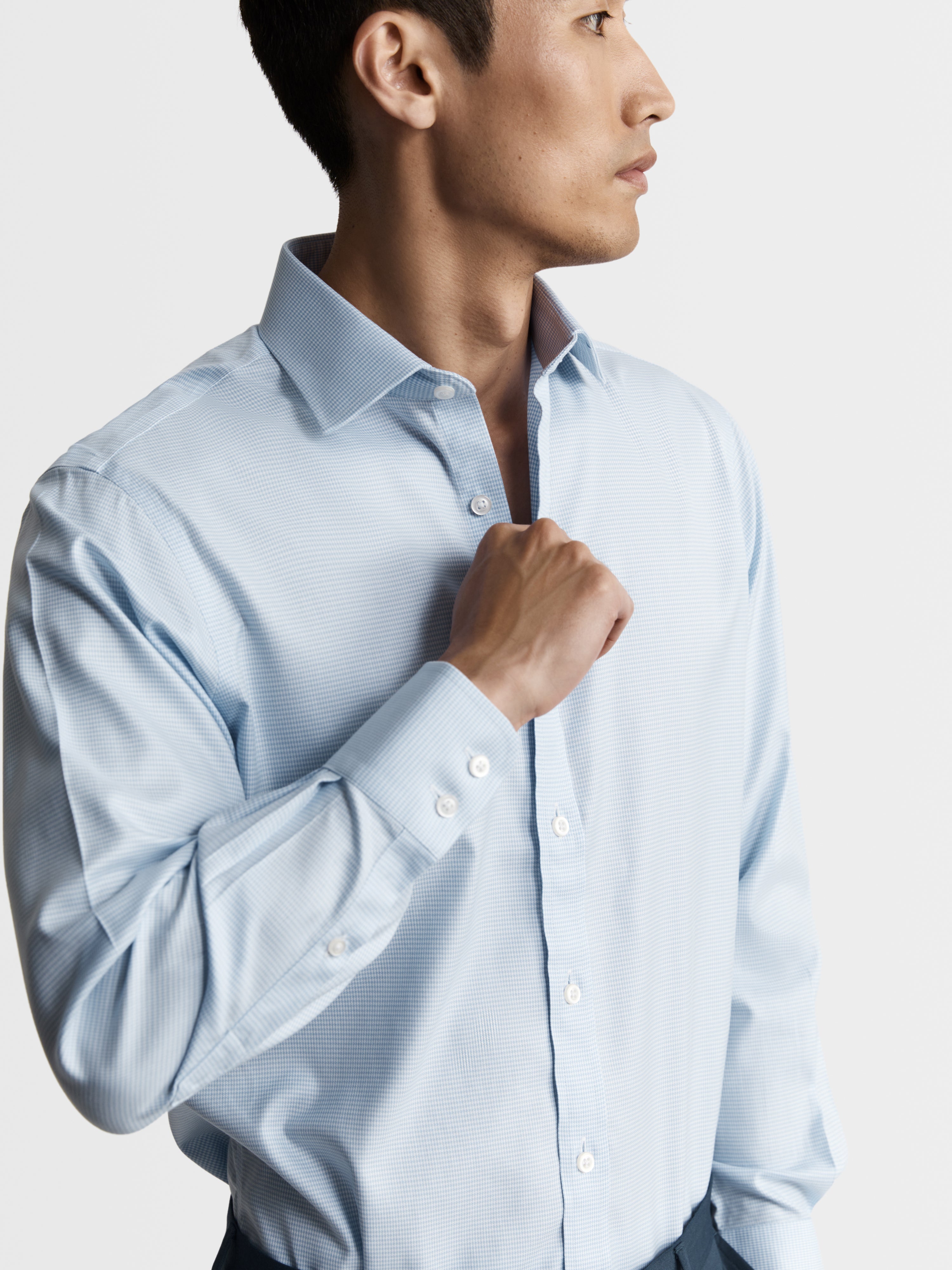 Baby blue cheap dress shirt