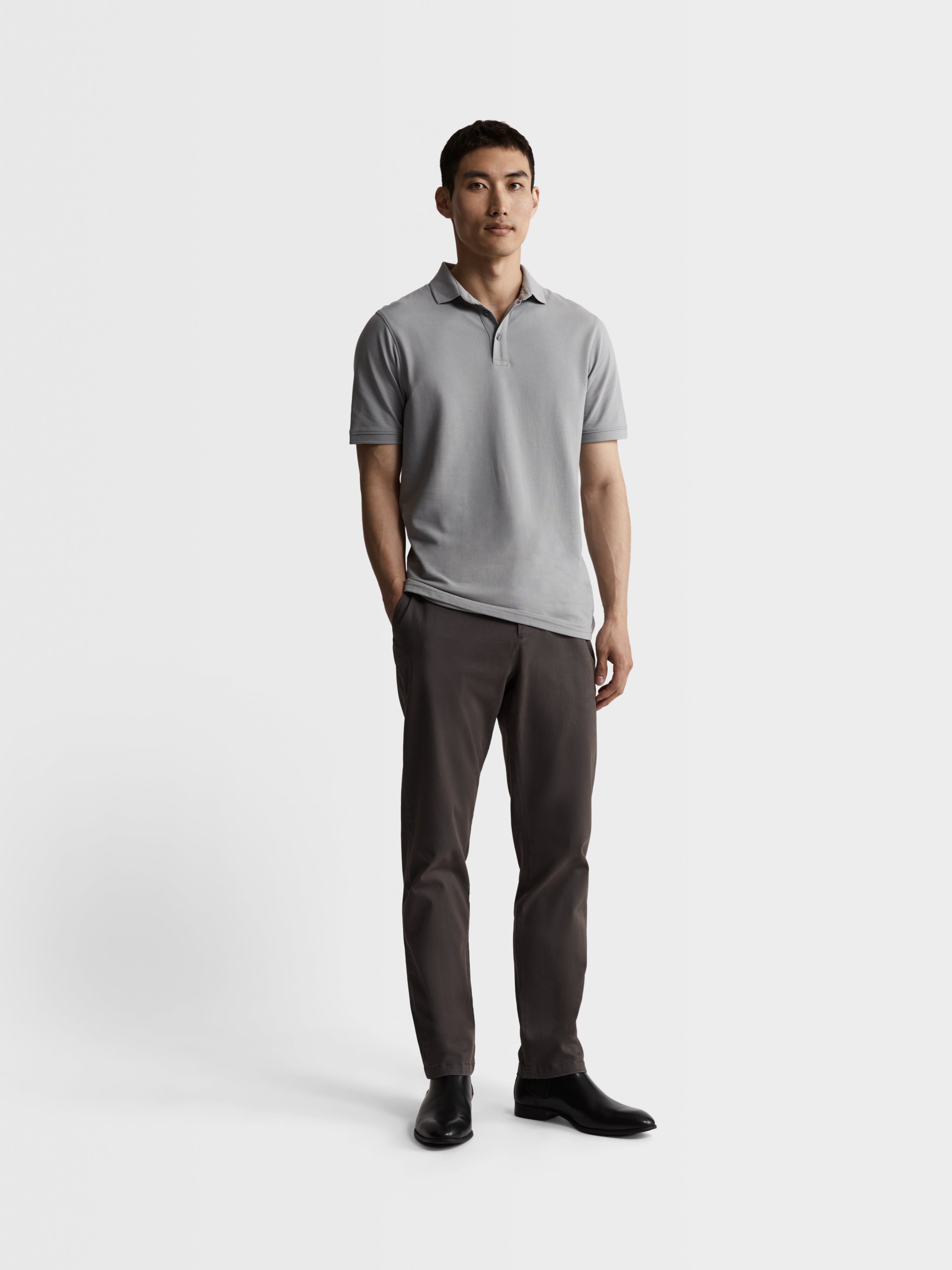 Grey sales khaki pants