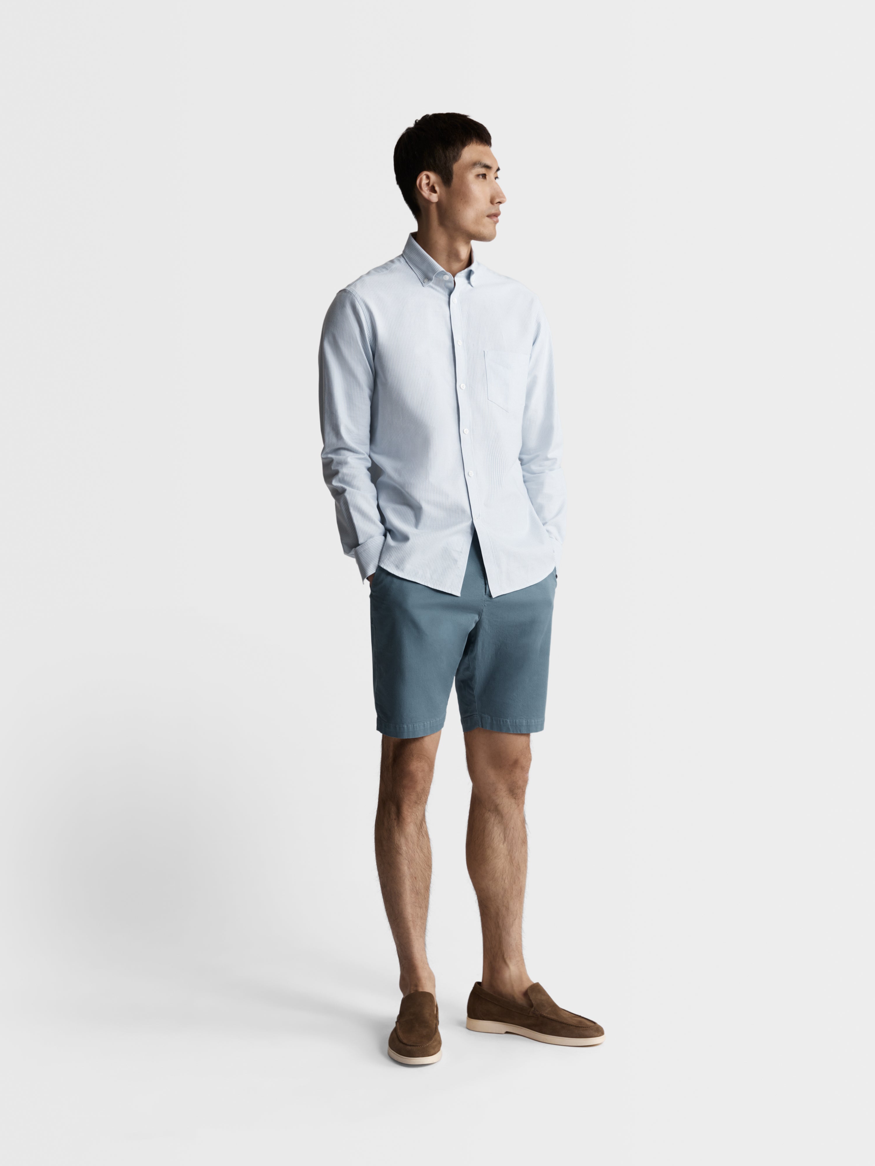 Pale blue chino on sale shorts