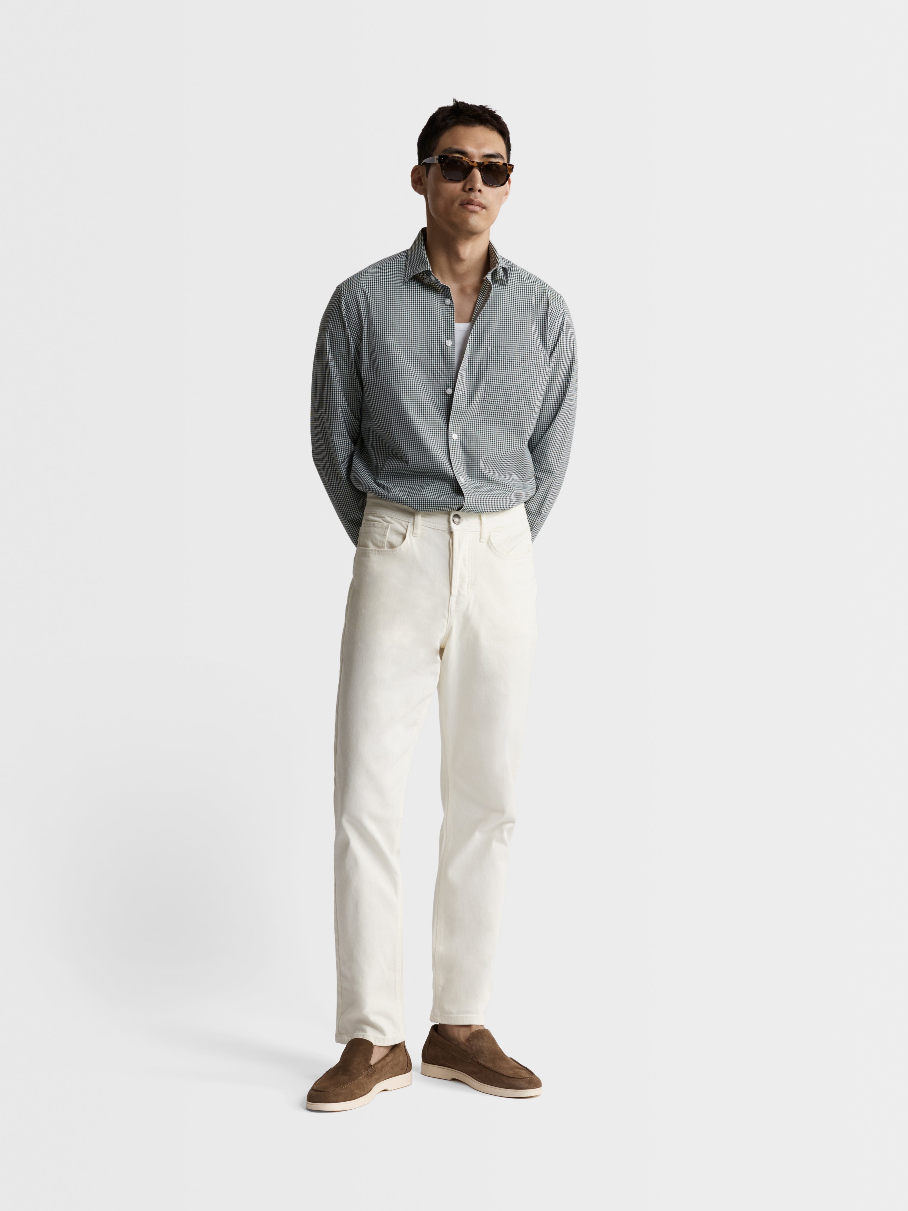 Timeless Classics: White Shirt Matching Pant Combination for a Sleek Look
