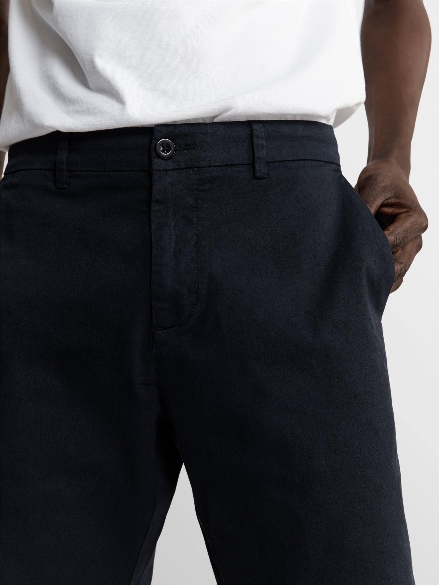 Slim Fit Navy Chino Short