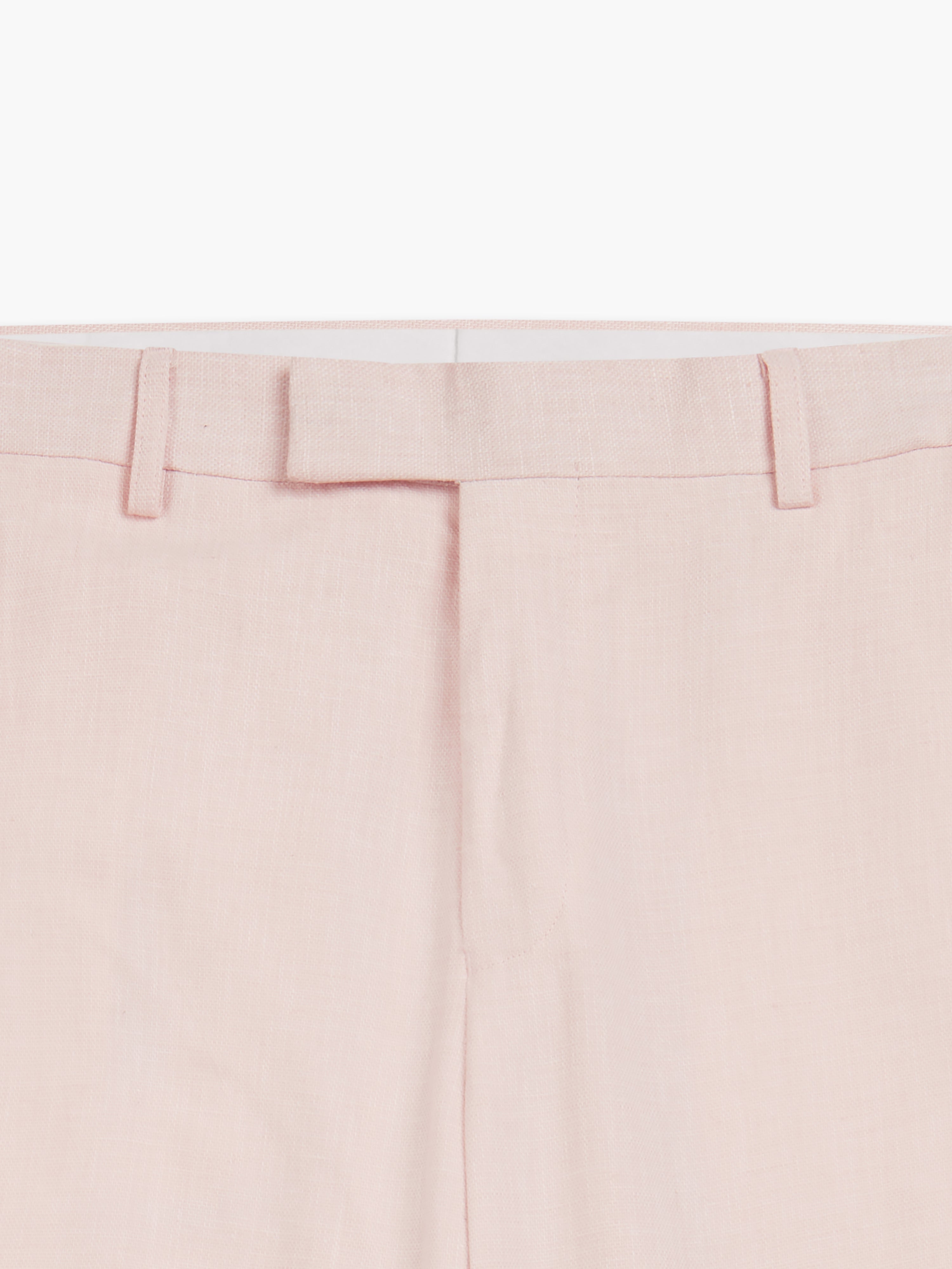 Blair Linen Trousers - Pink main image 1