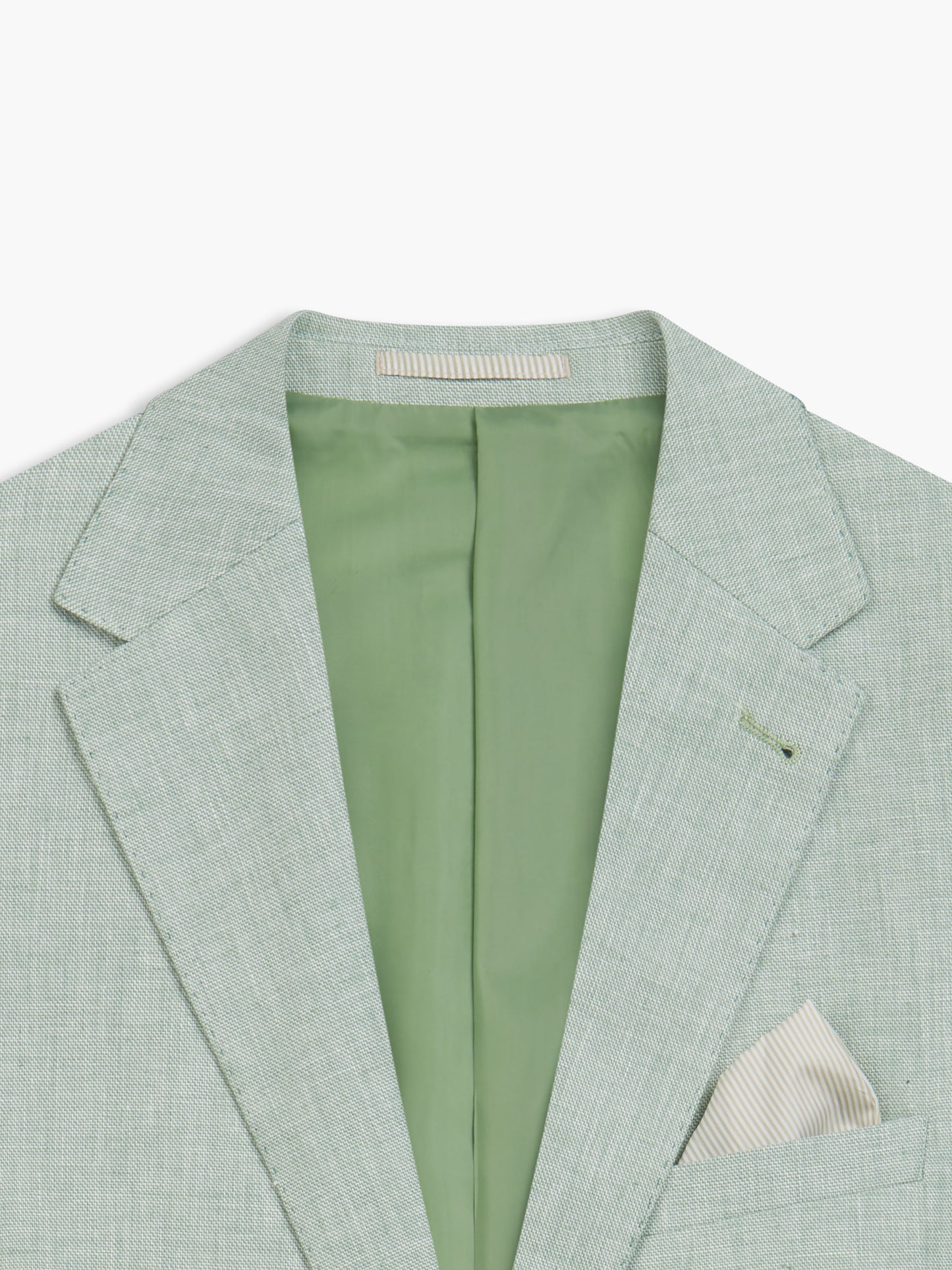 Technical Linen Short Coat Green main image 1