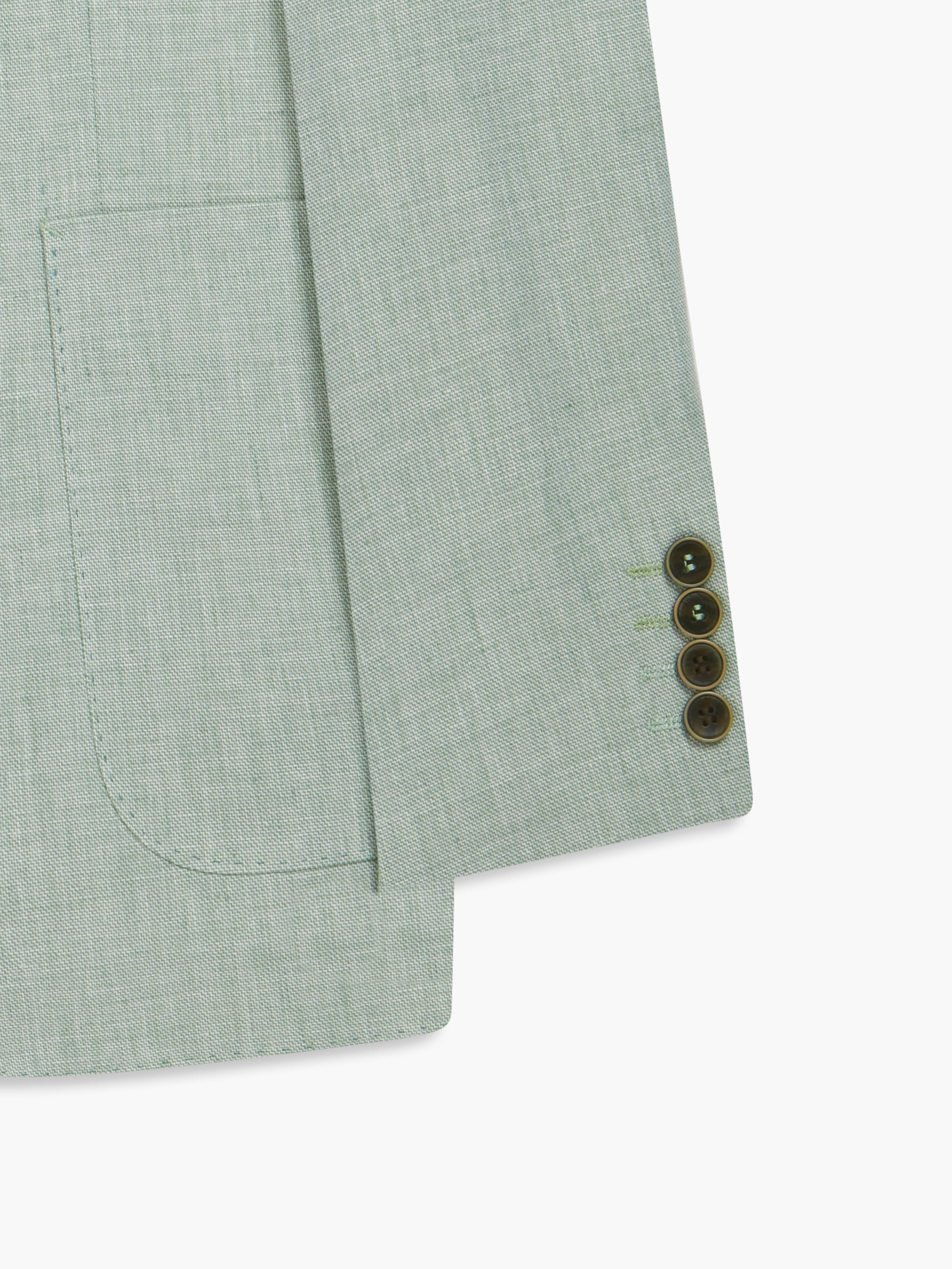 Givranj Slim Fit Linen Blend Jacket Lt-Blue main image 1