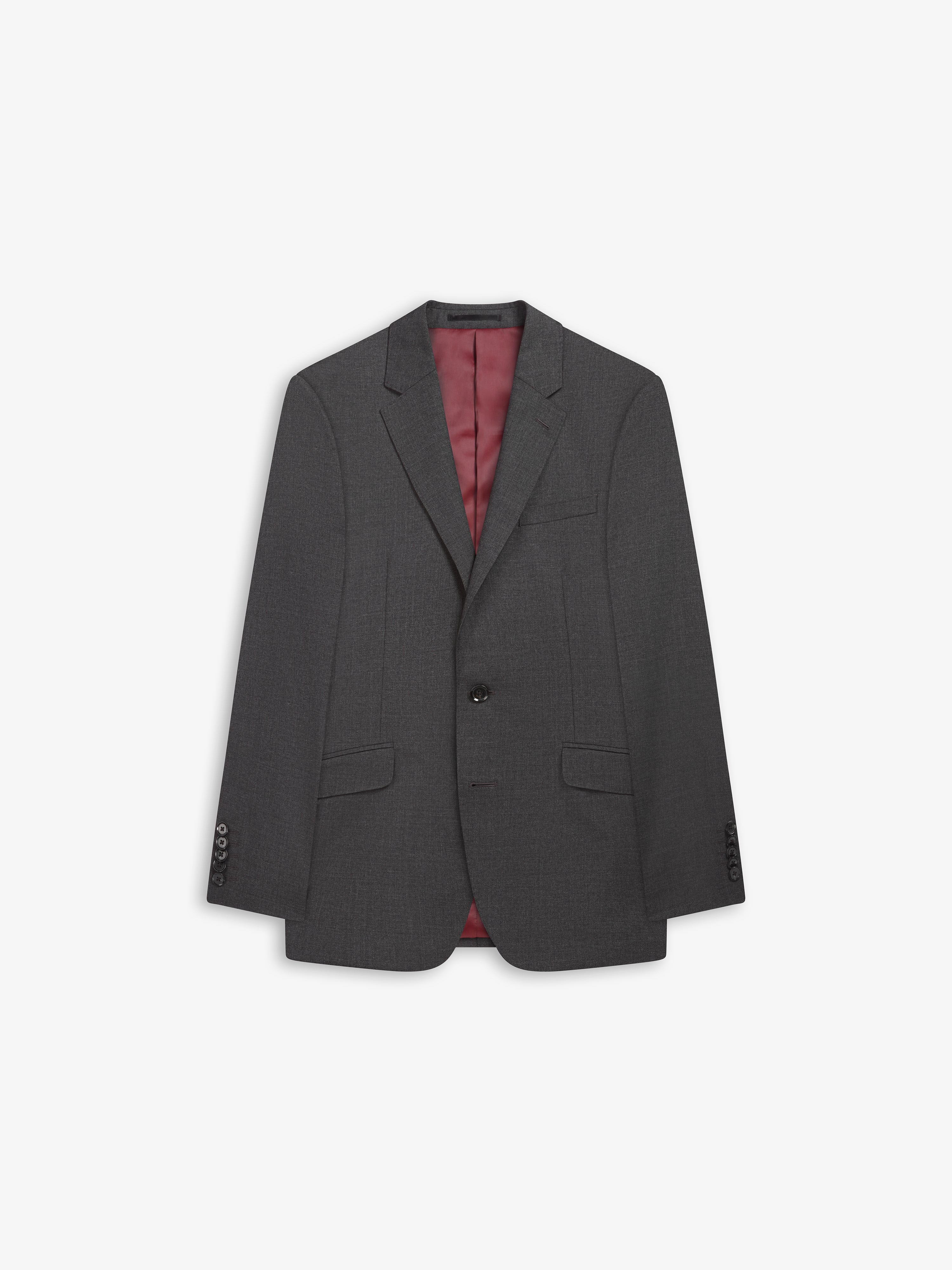 Barbican Barberis Slim Fit Charcoal Jacket – tmlewinuk