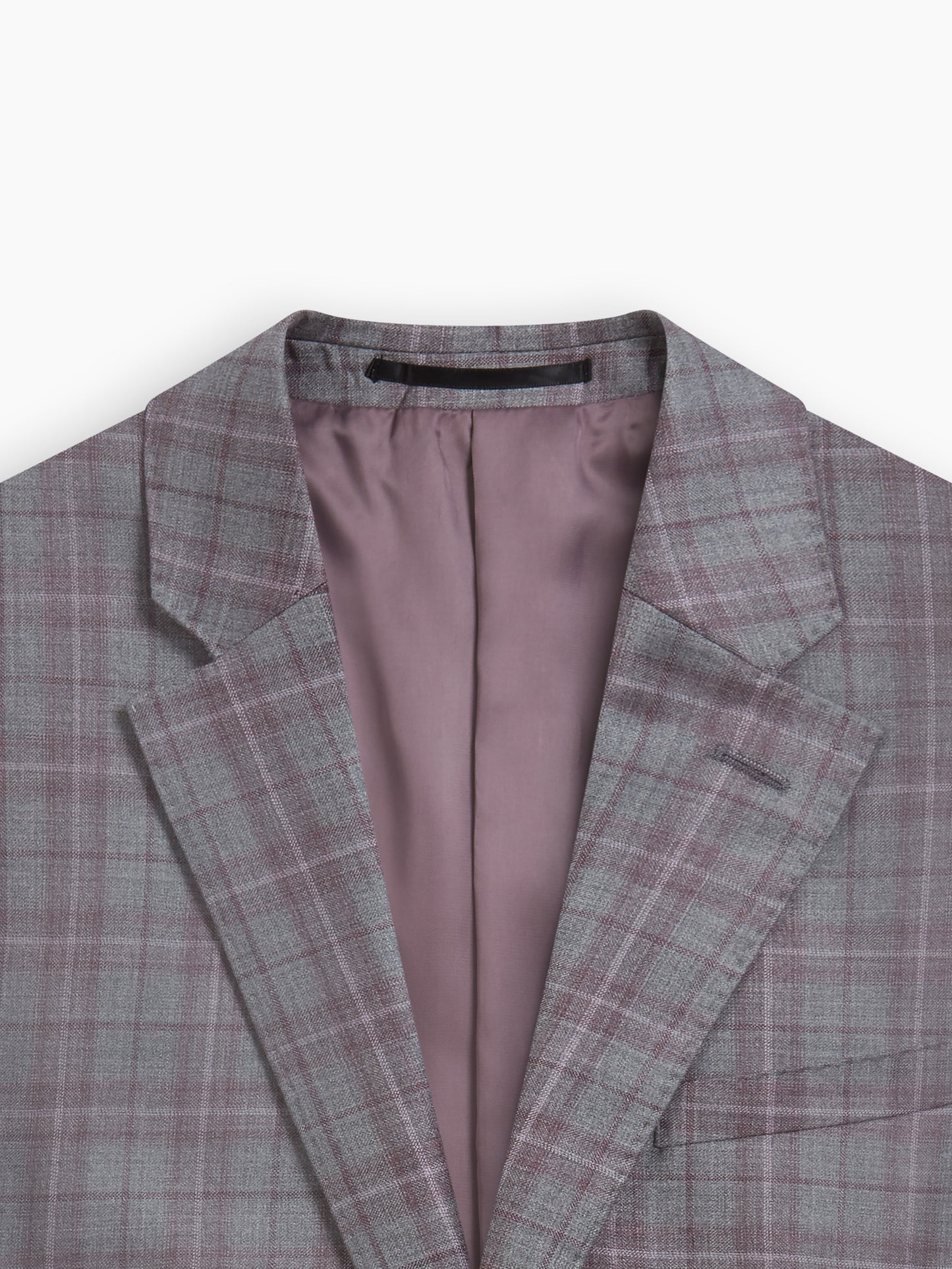 Highgrove Woven in Italy Slim Fit Grey Check Jacket