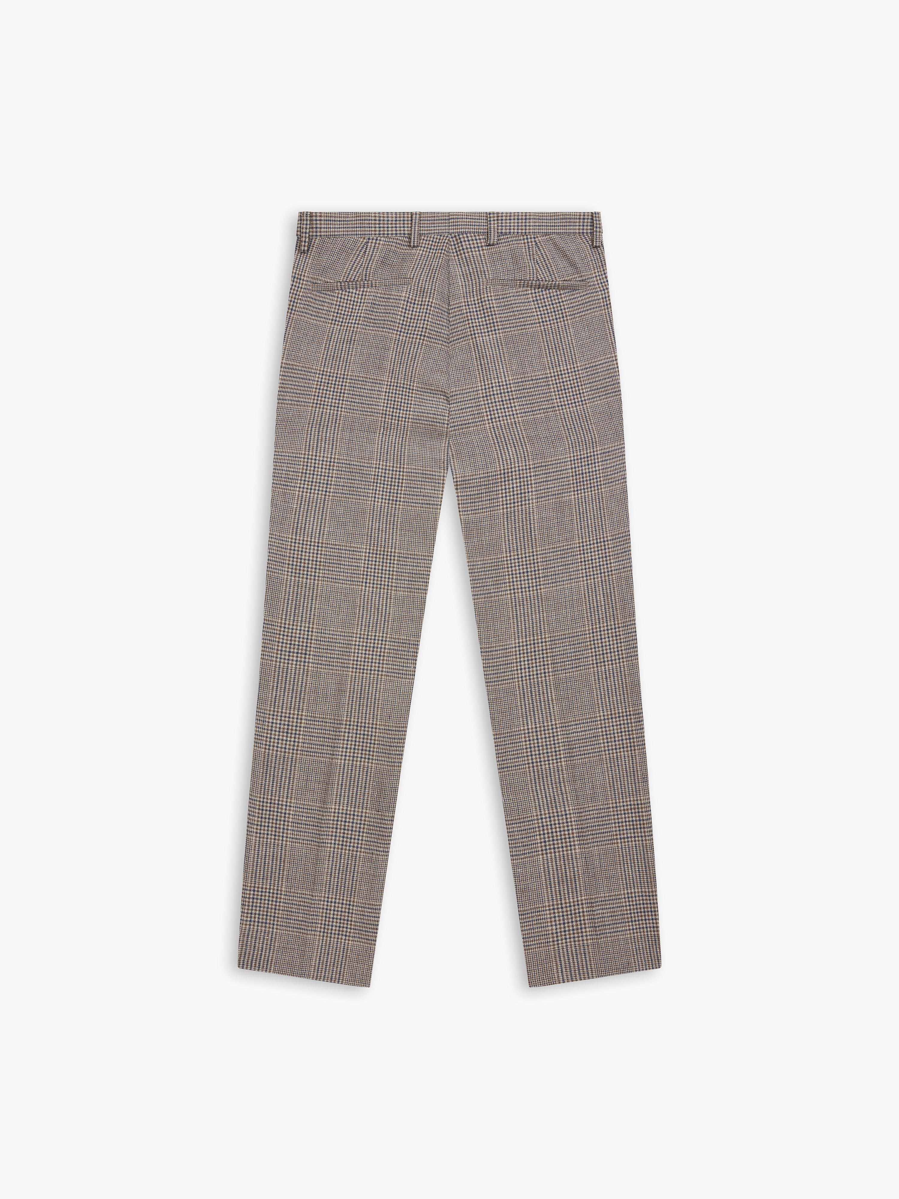 Skinny Check Suit Trousers | boohooMAN UK