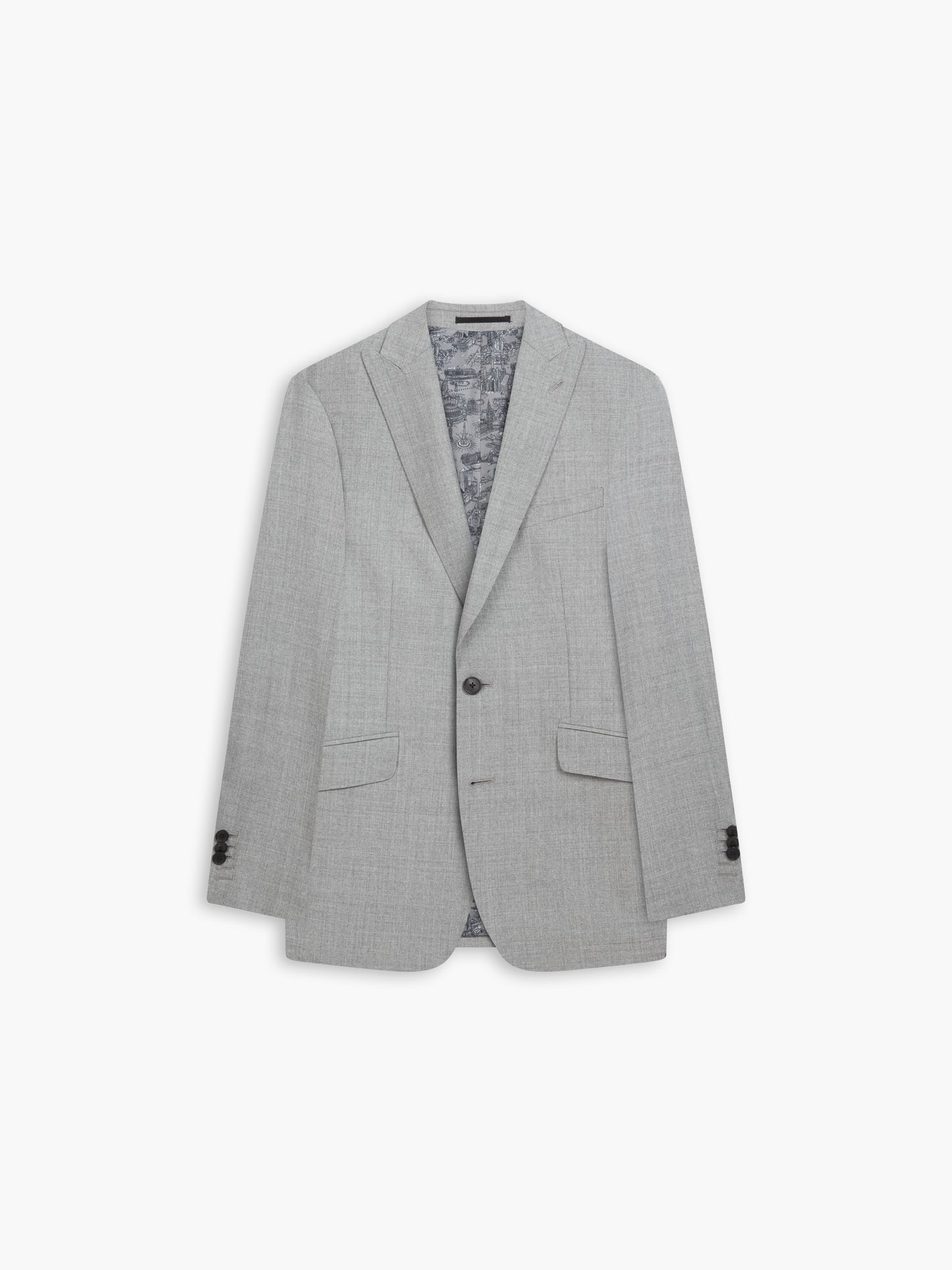 Canaletto Italian Luxury Slim Grey Suit Jacket