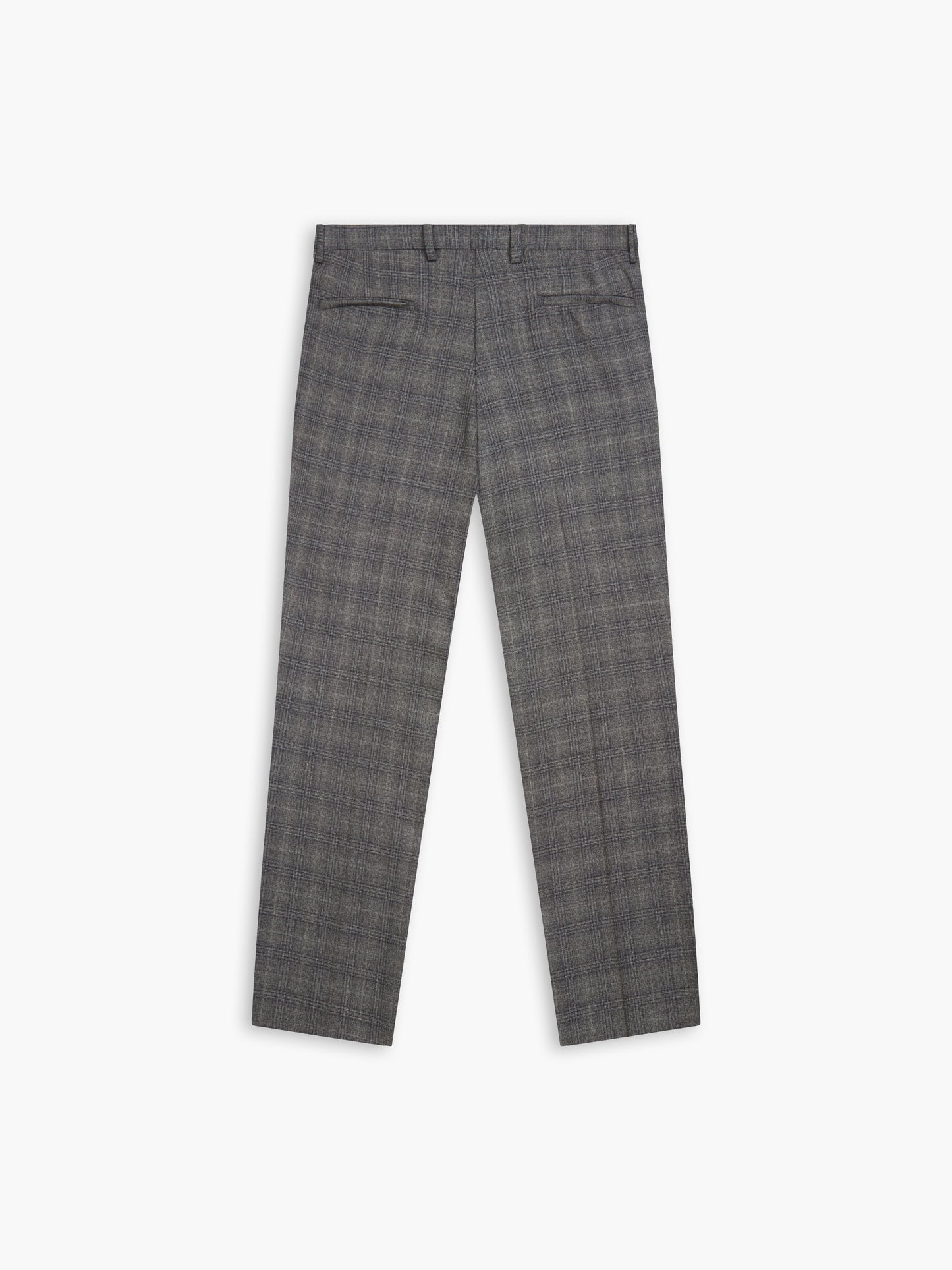 Crossley Infinity Slim Fit Grey Check Trousers