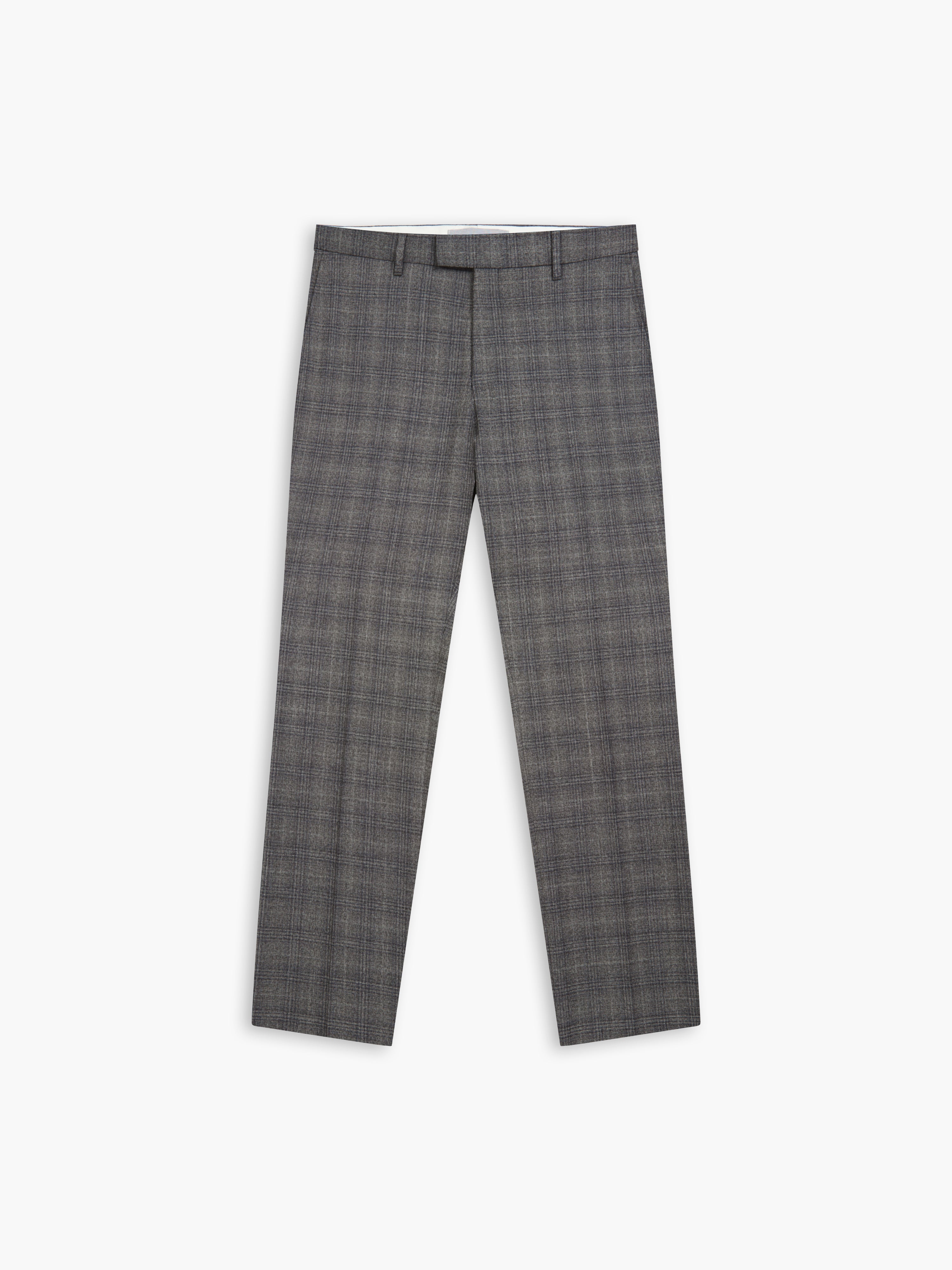 Grey 2024 plaid trousers