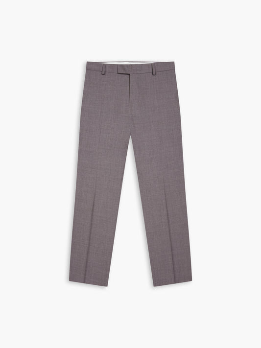 Hedsor Woven in Italy Slim Fit Burgundy Trousers