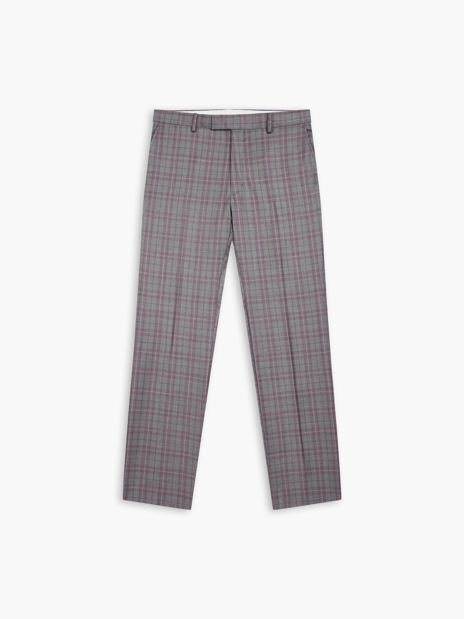 Boohoo Grey Check Skinny Trousers Mens Ben Sherman Checked Slim